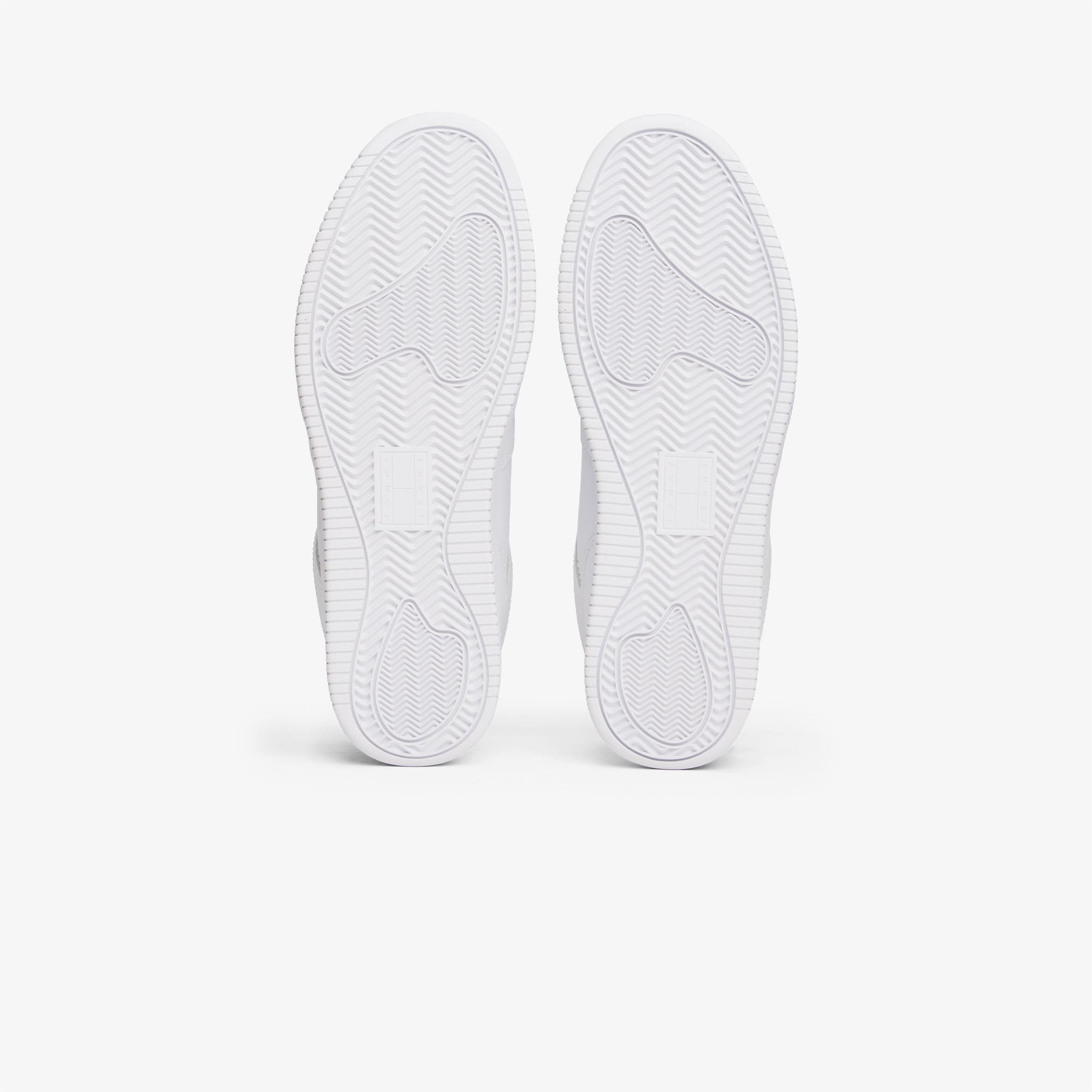 Tommy Hilfiger Retro Basket Essentials Unisex Beyaz Spor Ayakkabı