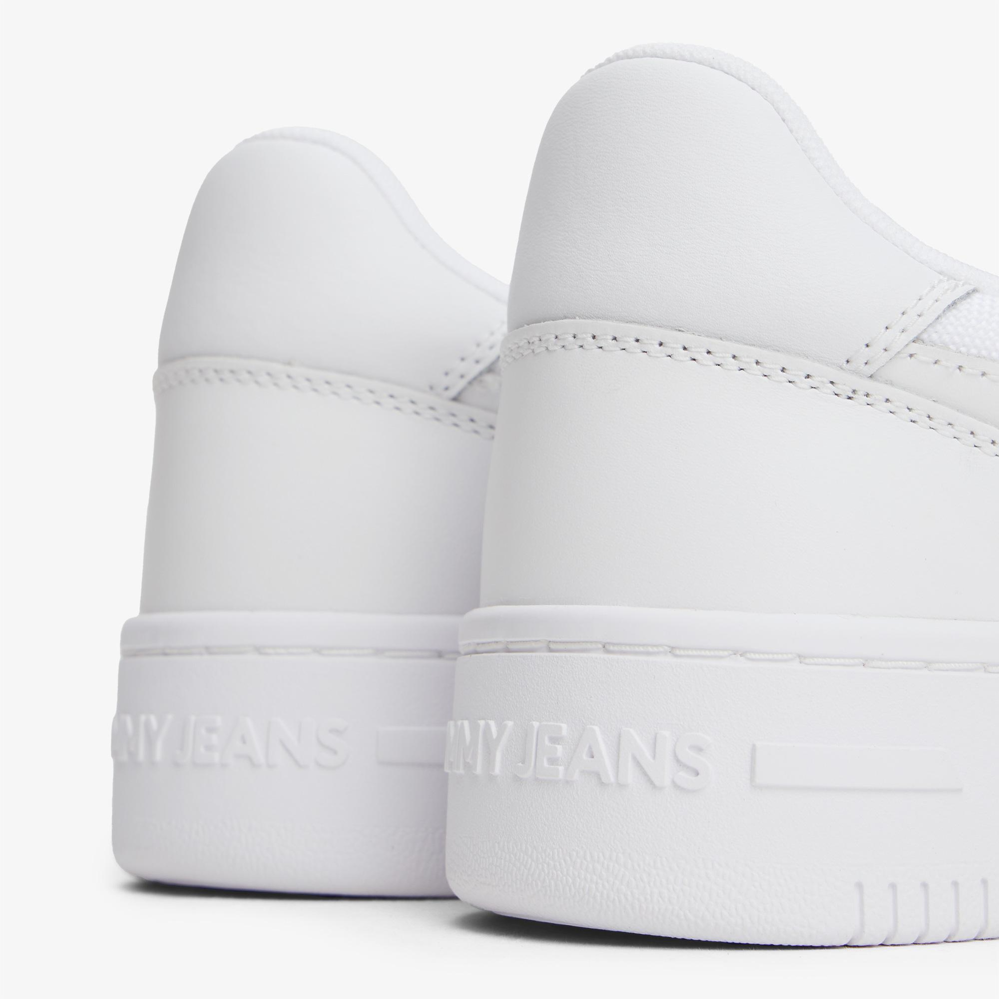 Tommy Hilfiger Retro Basket Essentials Unisex Beyaz Spor Ayakkabı