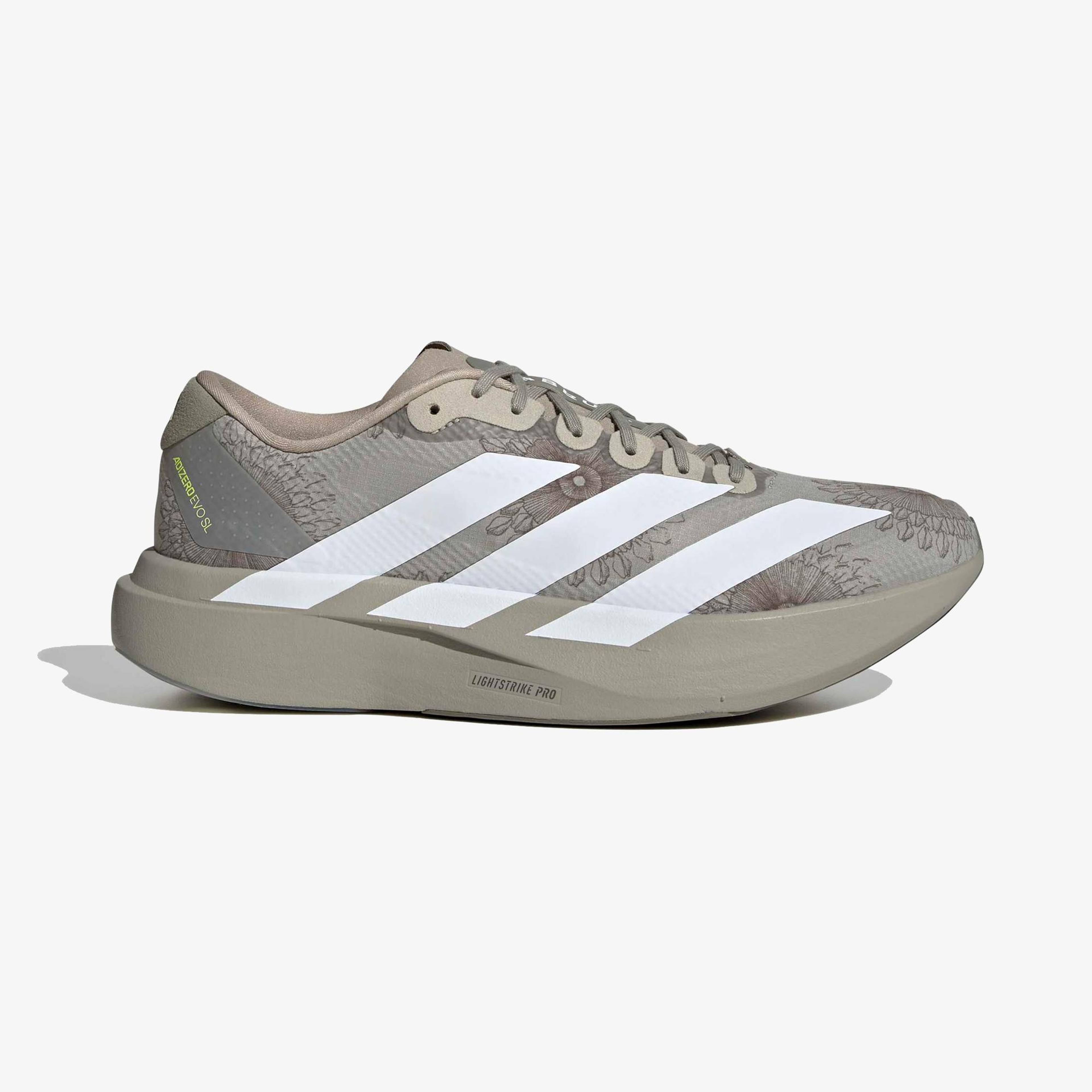 adidas Adizero Evo SL Erkek Bej Spor Ayakkabı