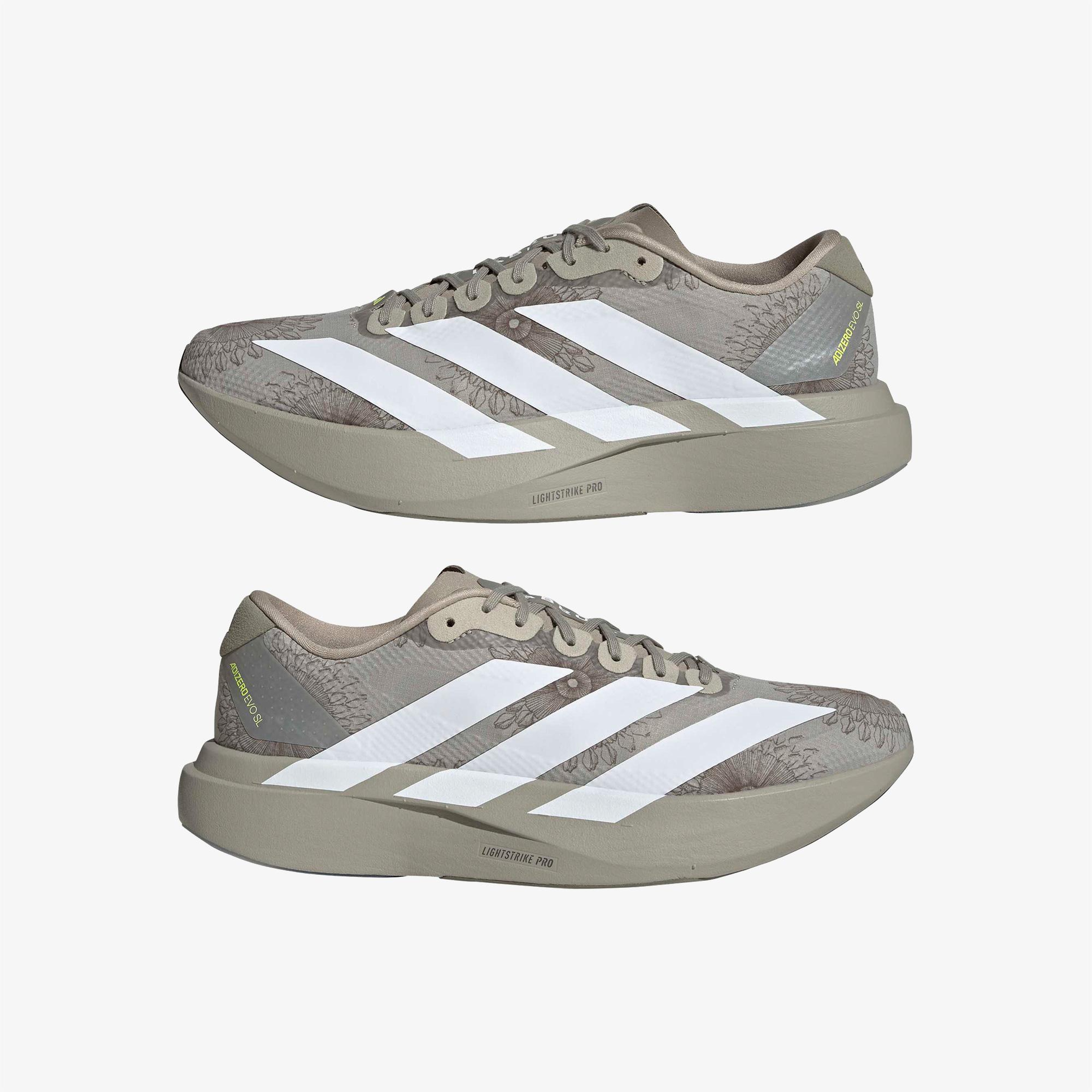 adidas Adizero Evo SL Erkek Bej Spor Ayakkabı