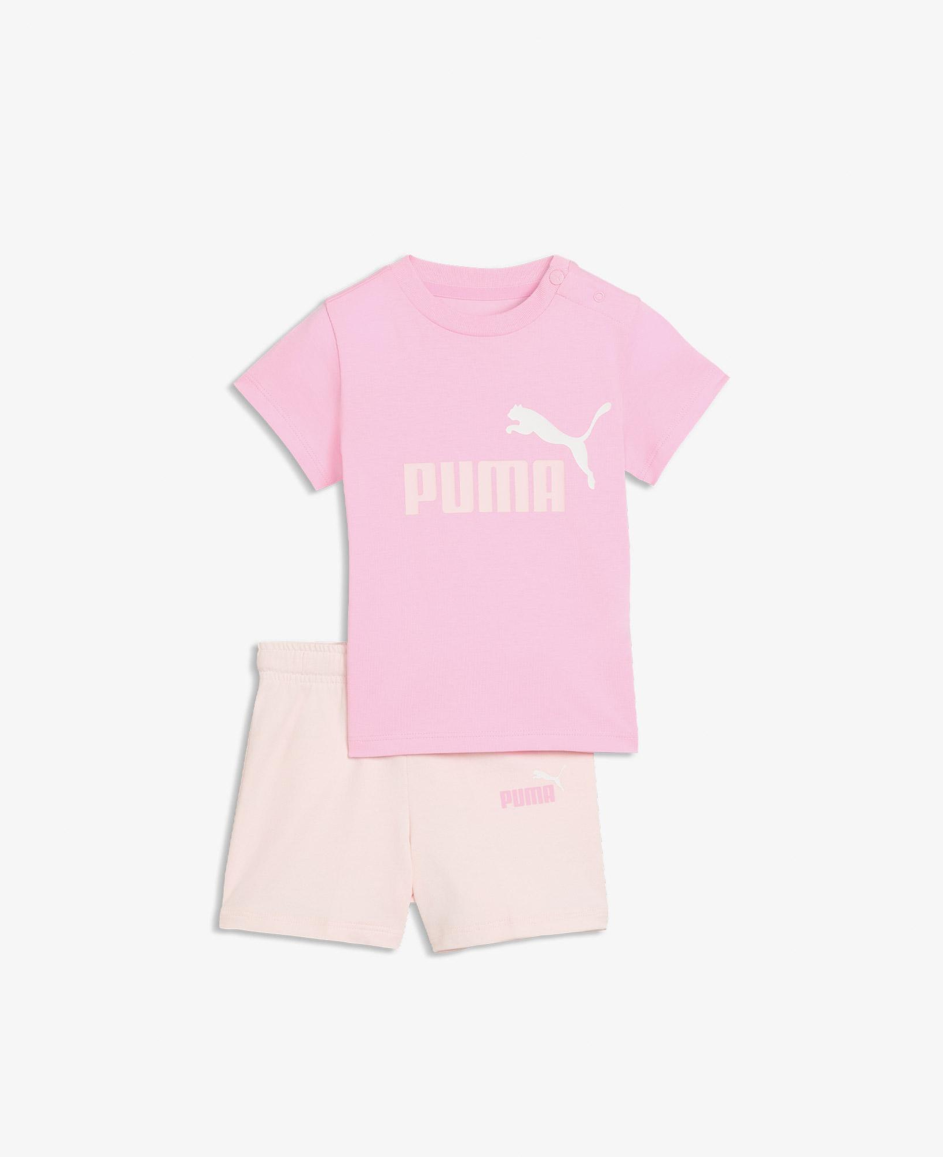 Puma Essentials Çocuk Pembe Şort Takımı