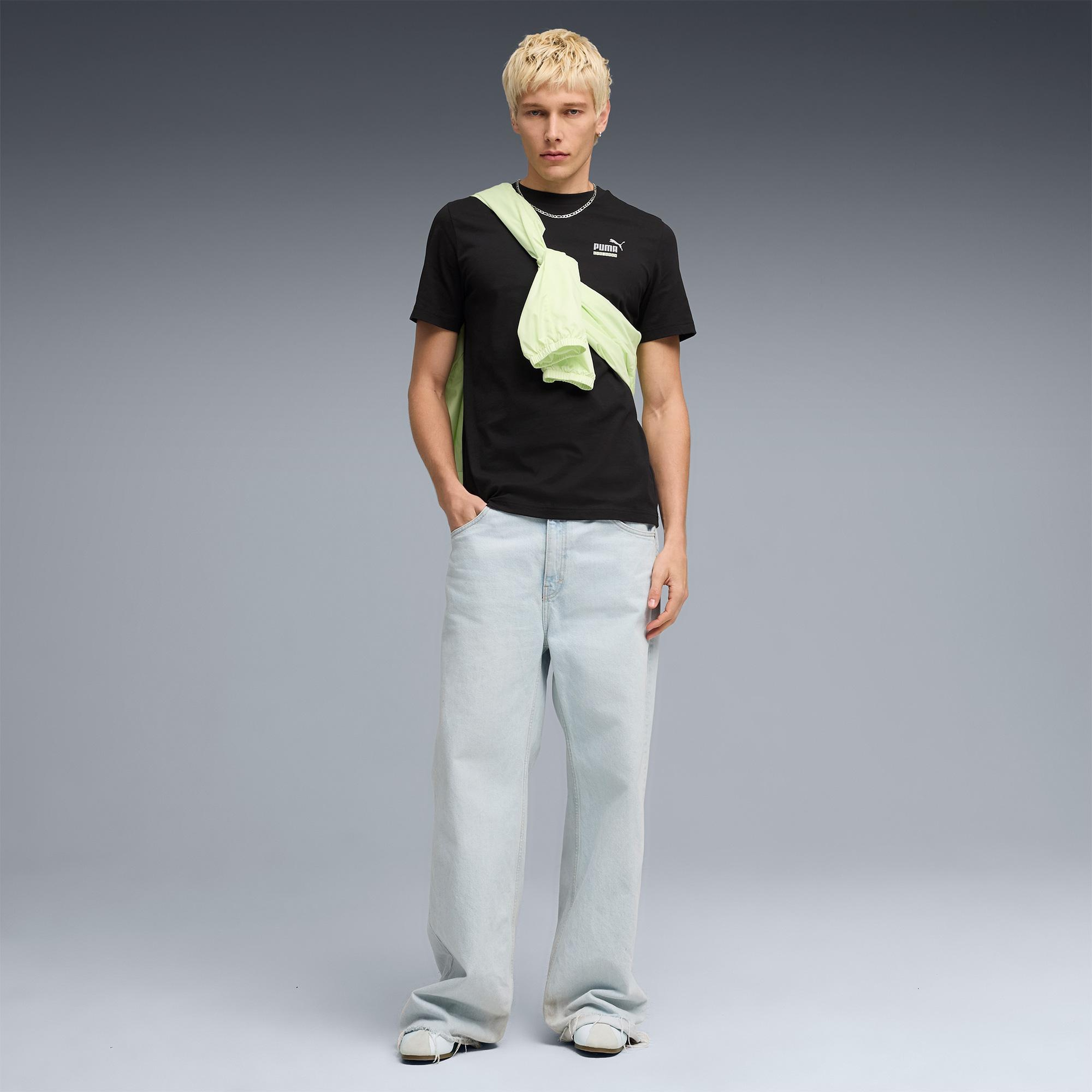 Puma Graphic  Erkek Siyah T-Shirt