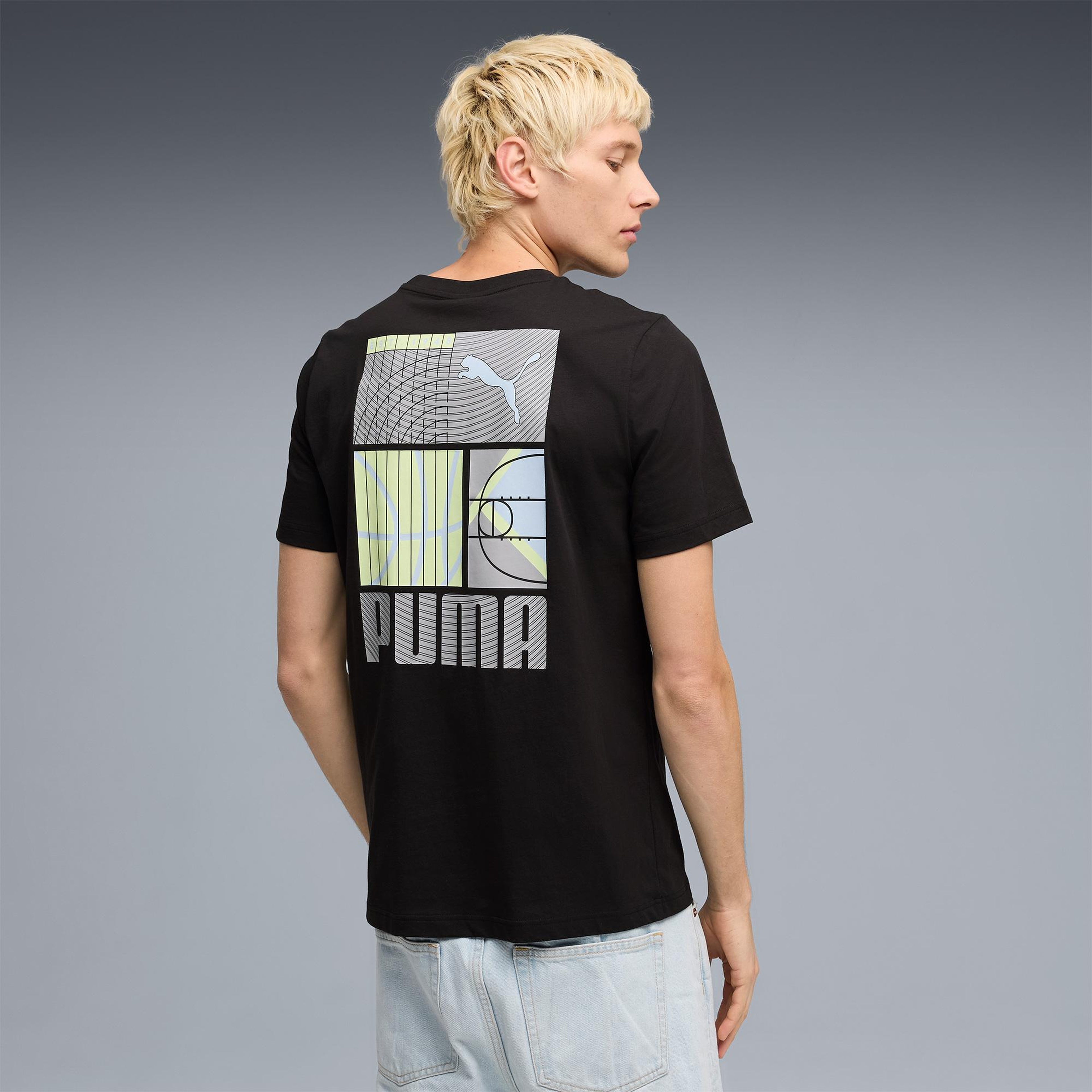 Puma Graphic  Erkek Siyah T-Shirt