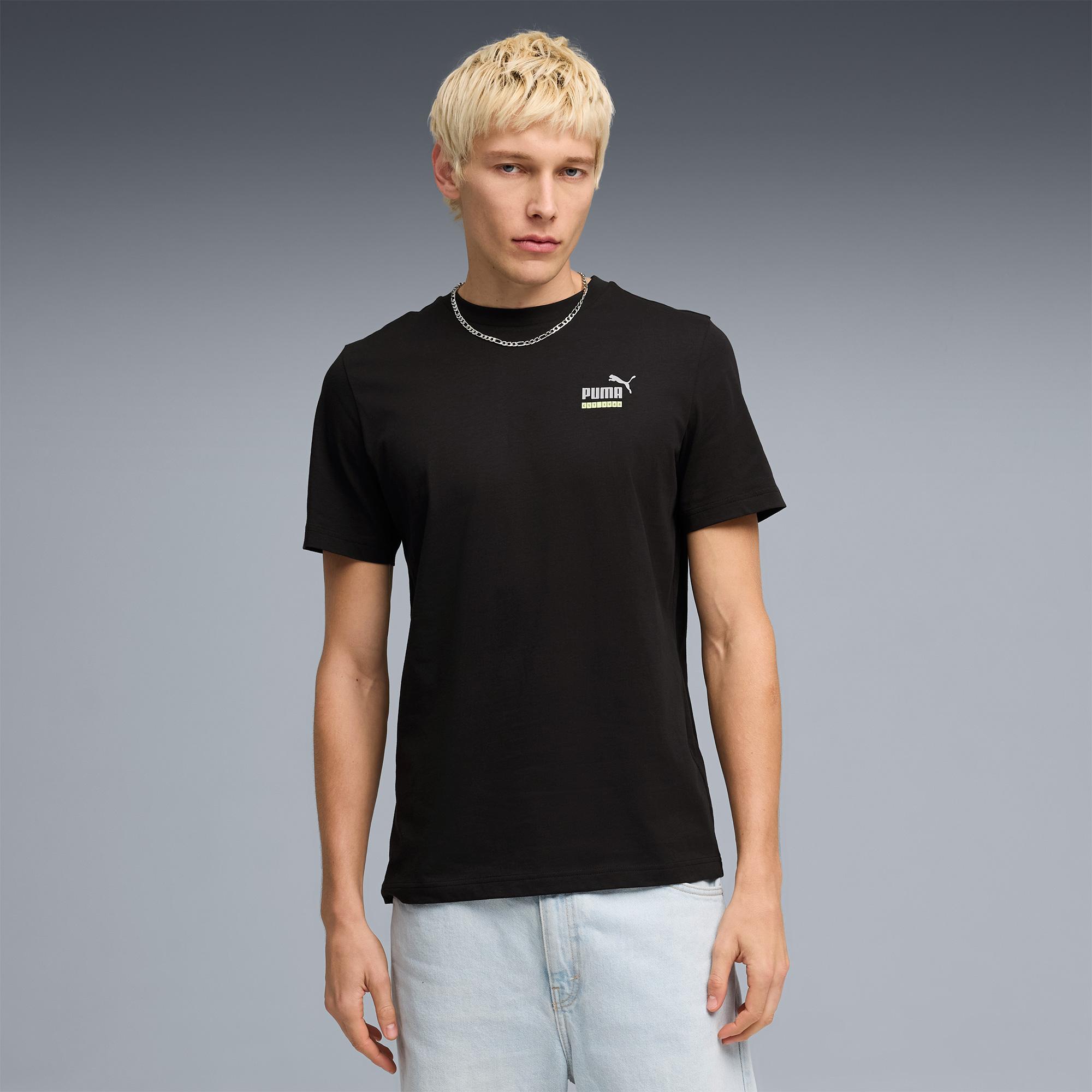 Puma Graphic  Erkek Siyah T-Shirt