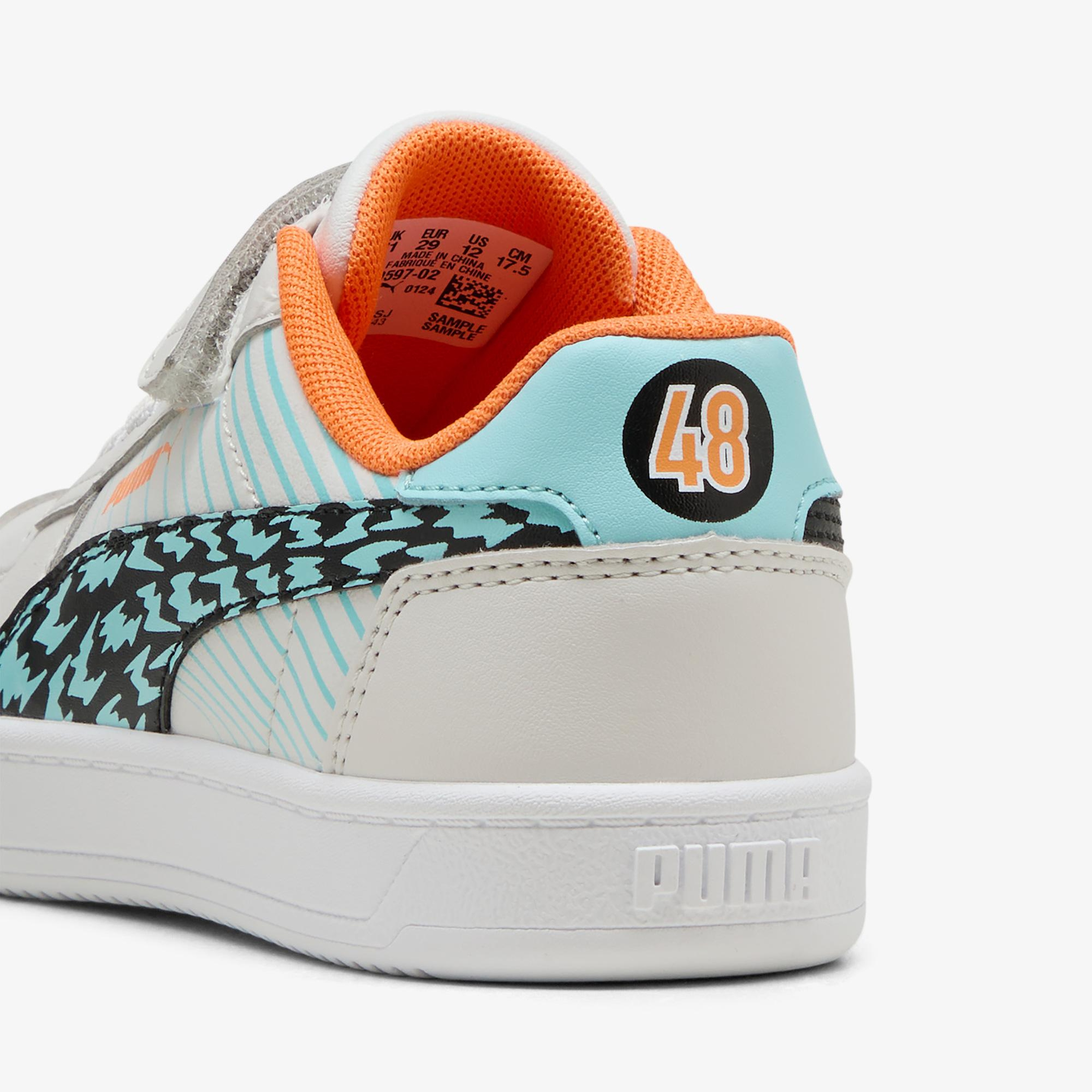 Puma Caven 2.0 Poised 2 race AC+ Çocuk Beyaz Spor Ayakkabı