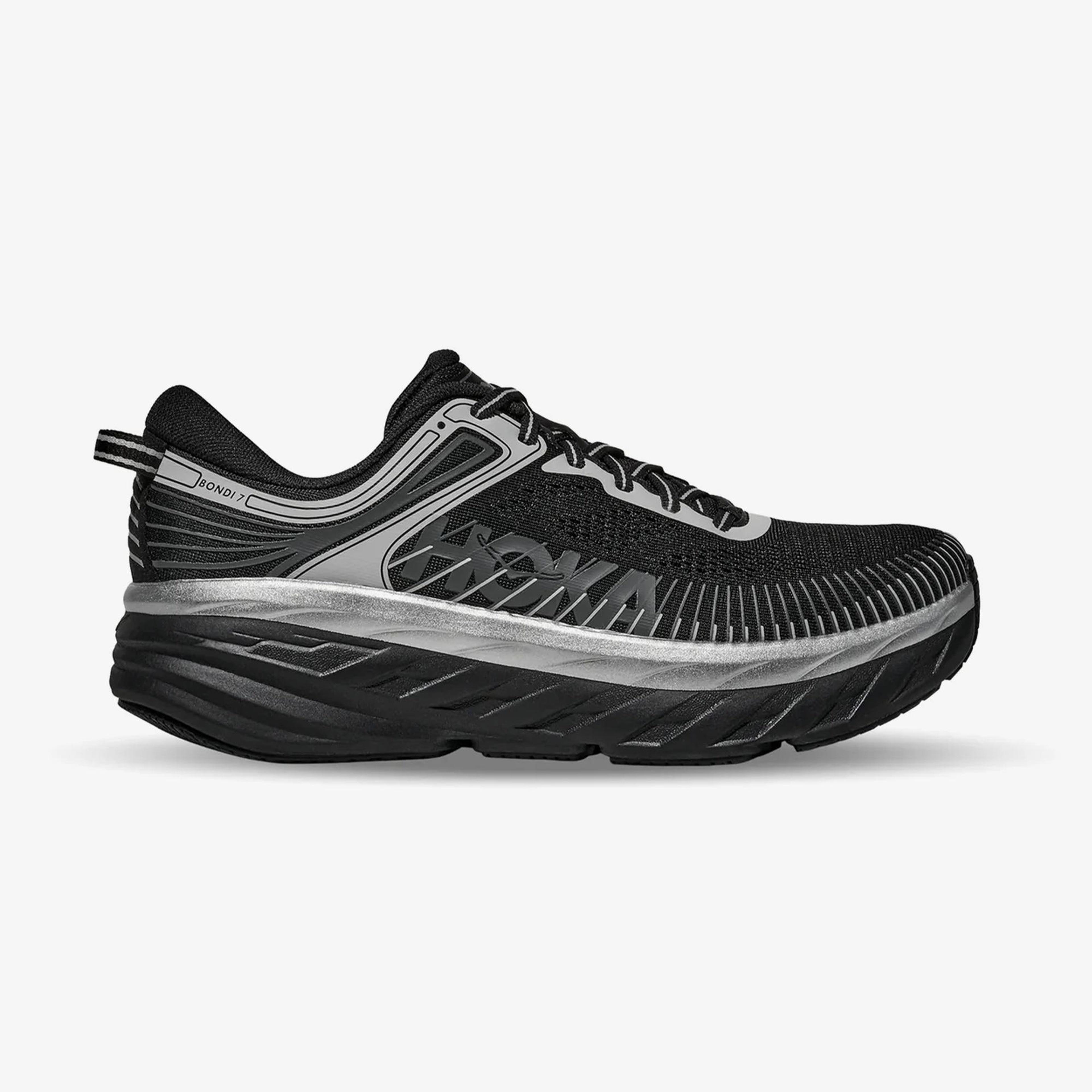 Hoka Bondi 7 Erkek Siyah Spor Ayakkabı