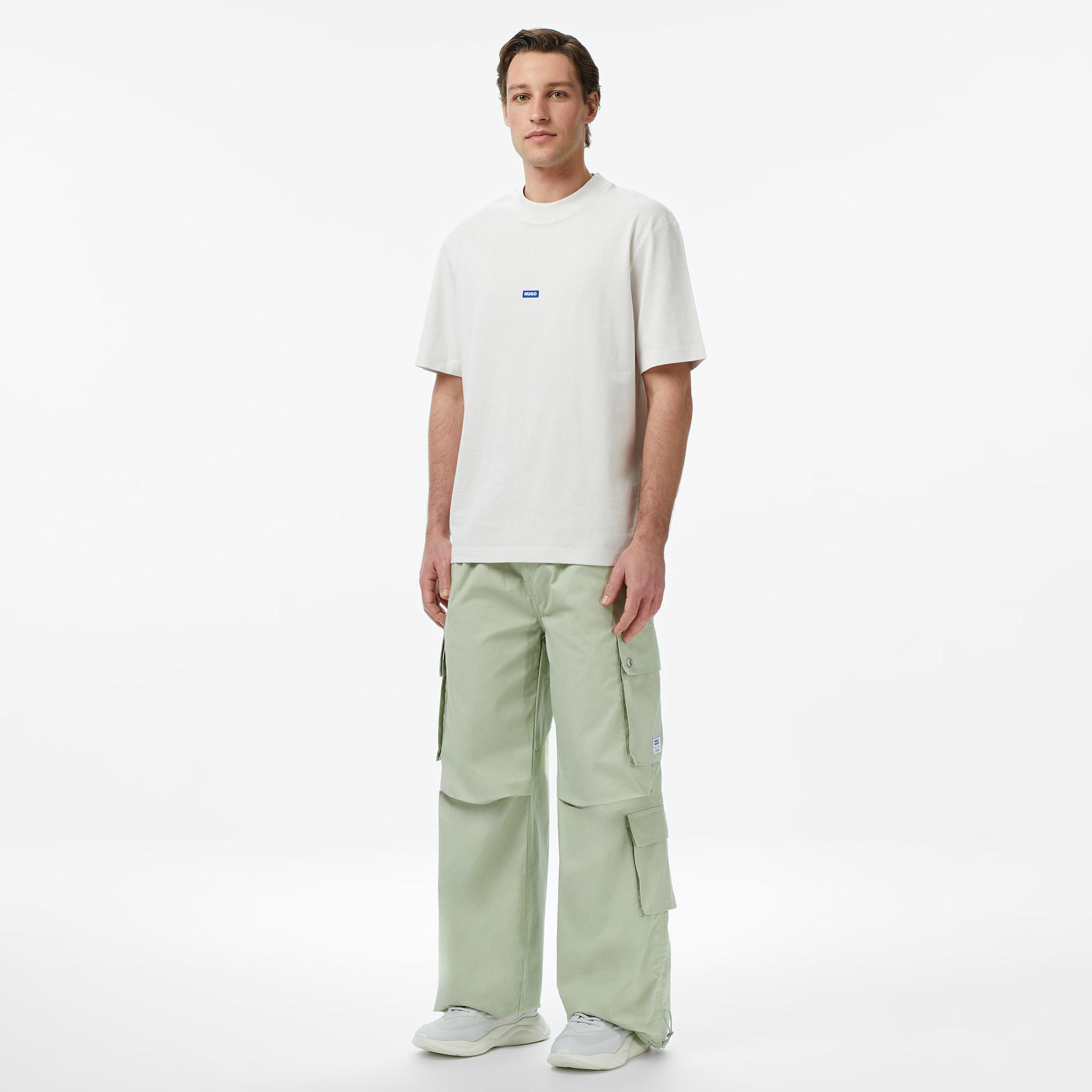 Hugo Nieros Erkek Beyaz T-Shirt