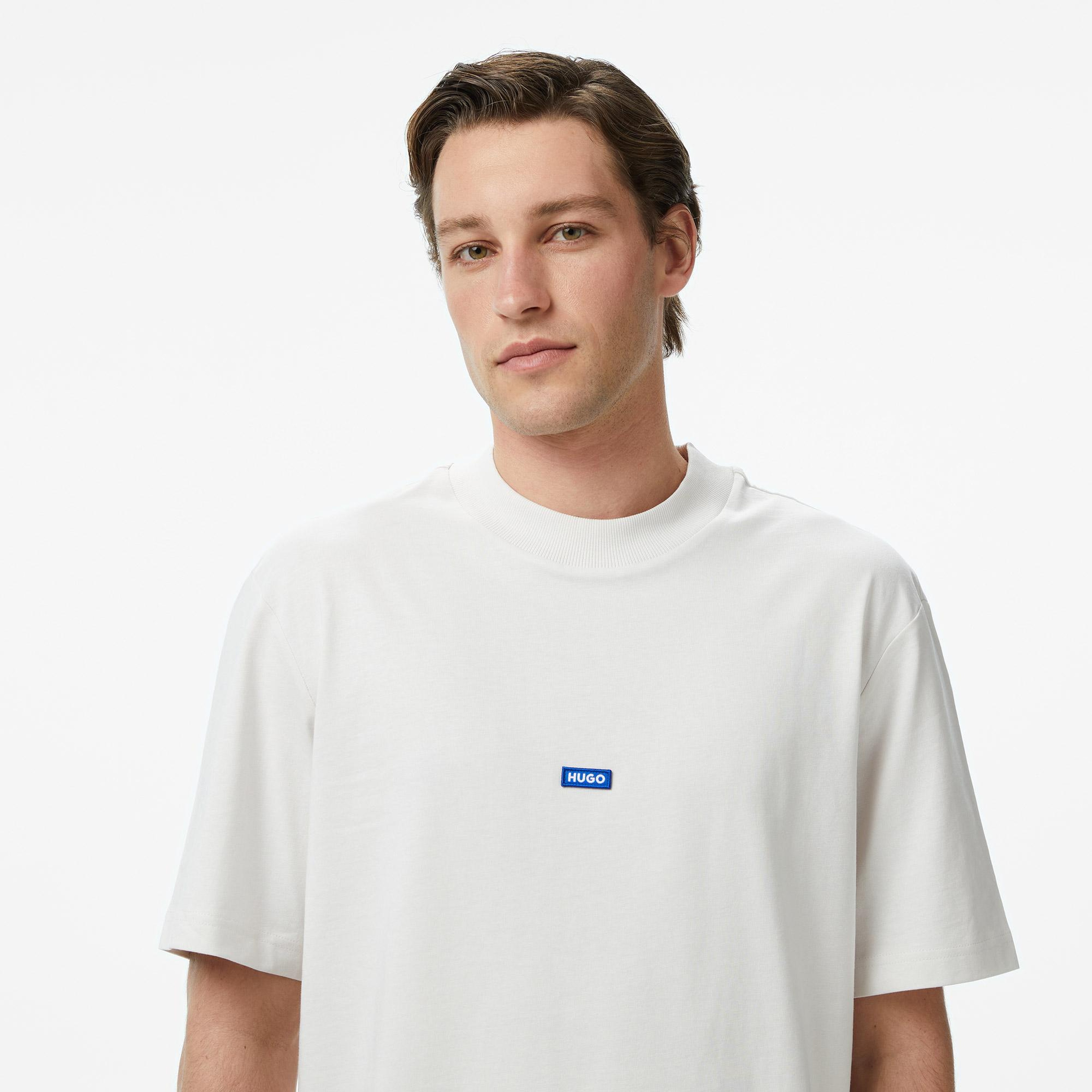 Hugo Nieros Erkek Beyaz T-Shirt