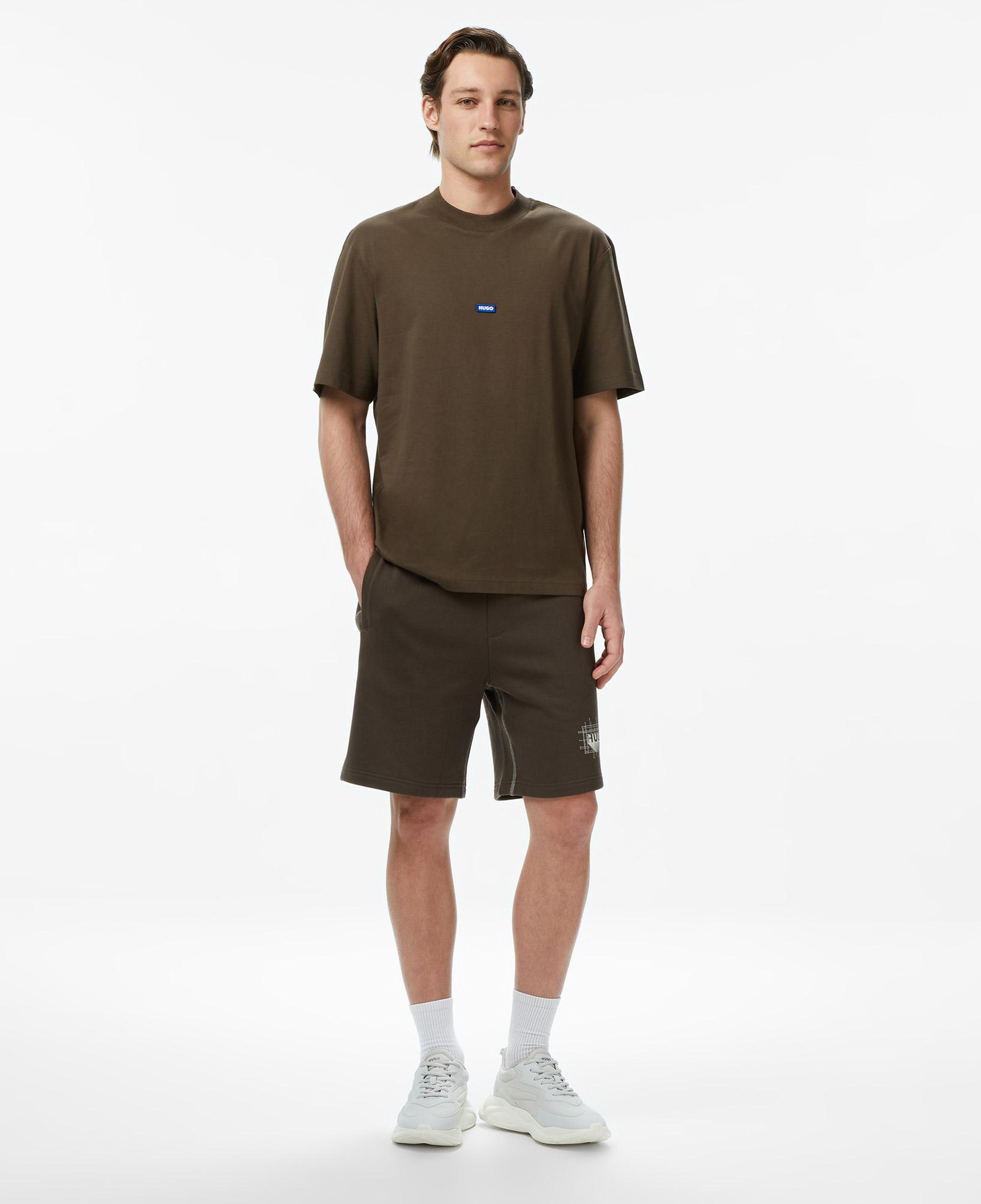 Hugo Nieros Erkek Kahverengi T-Shirt