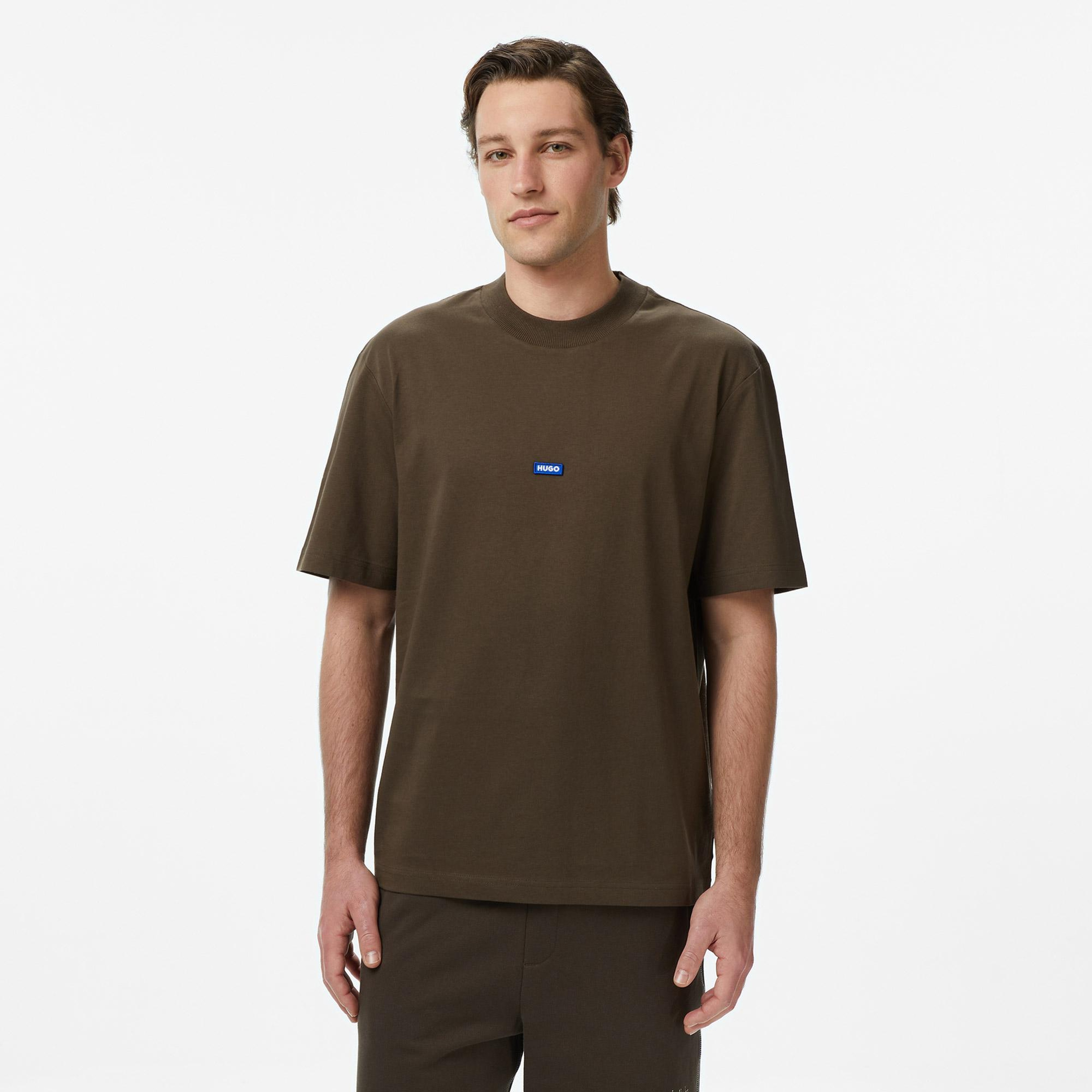 Hugo Nieros Erkek Kahverengi T-Shirt