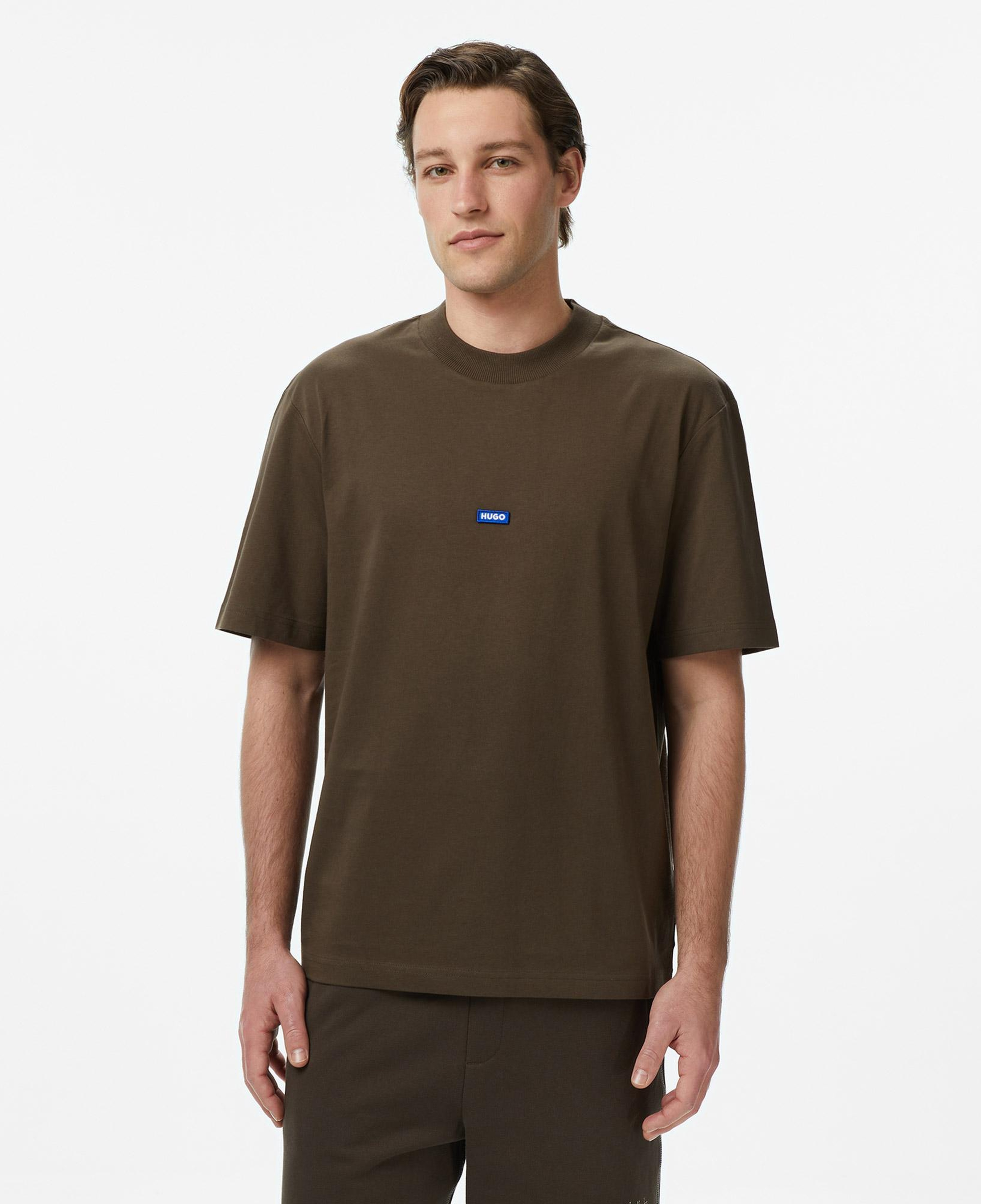 Hugo Nieros Erkek Kahverengi T-Shirt