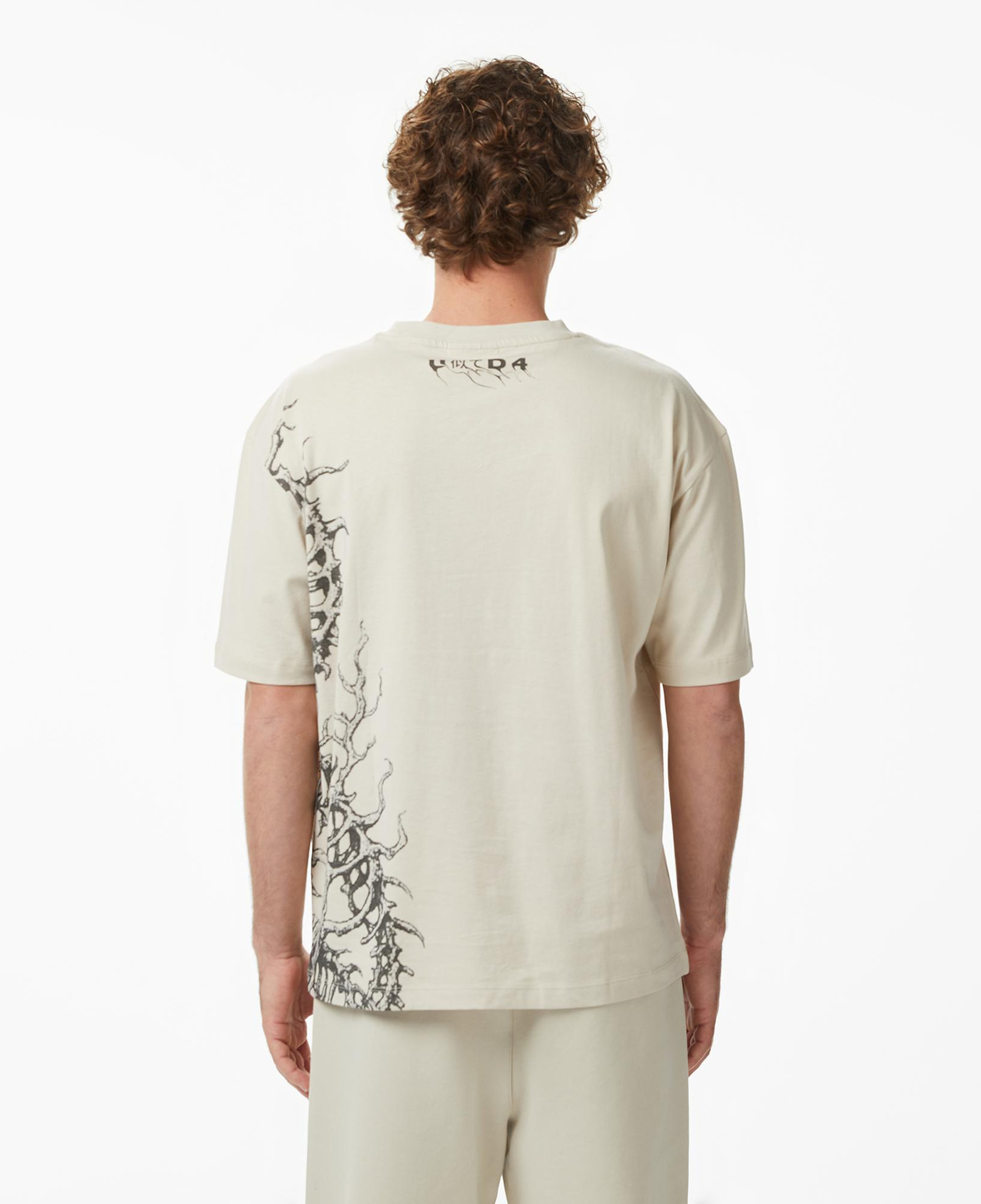 UNITED4 Regular Fit Erkek Krem T-Shirt