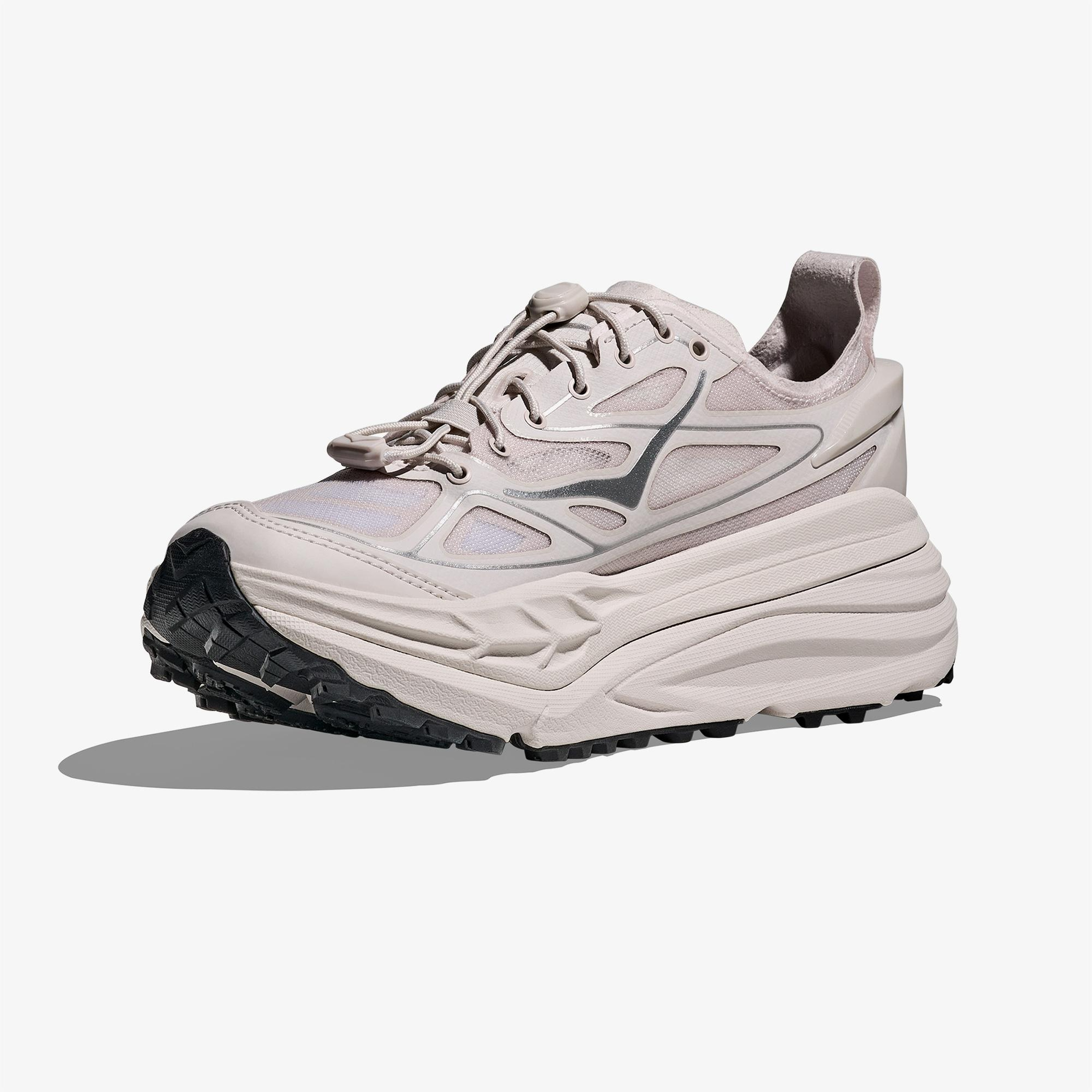 Hoka Stinson One7 Unisex Gri Spor Ayakkabı