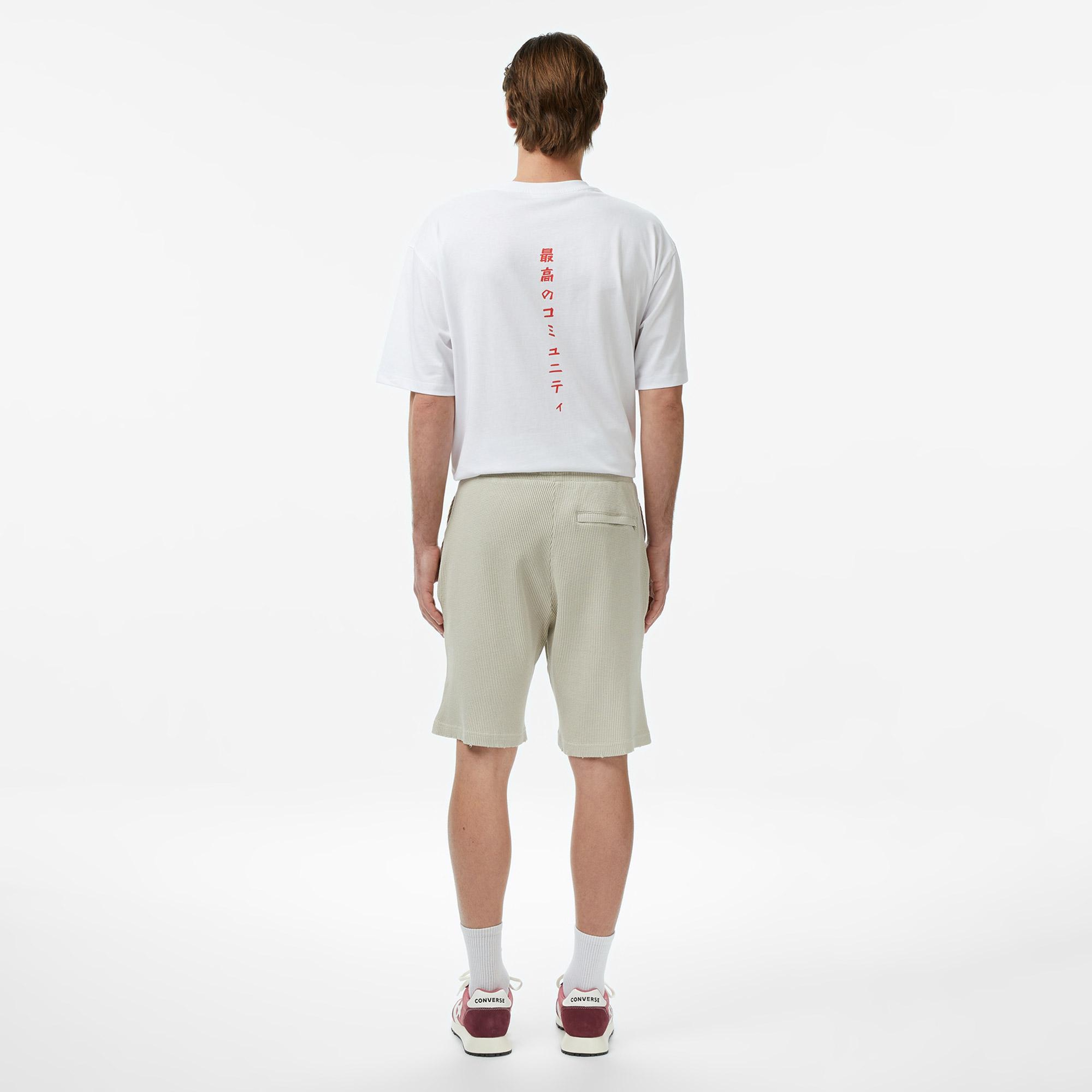 UNITED4 Regular Fit Erkek Krem Şort