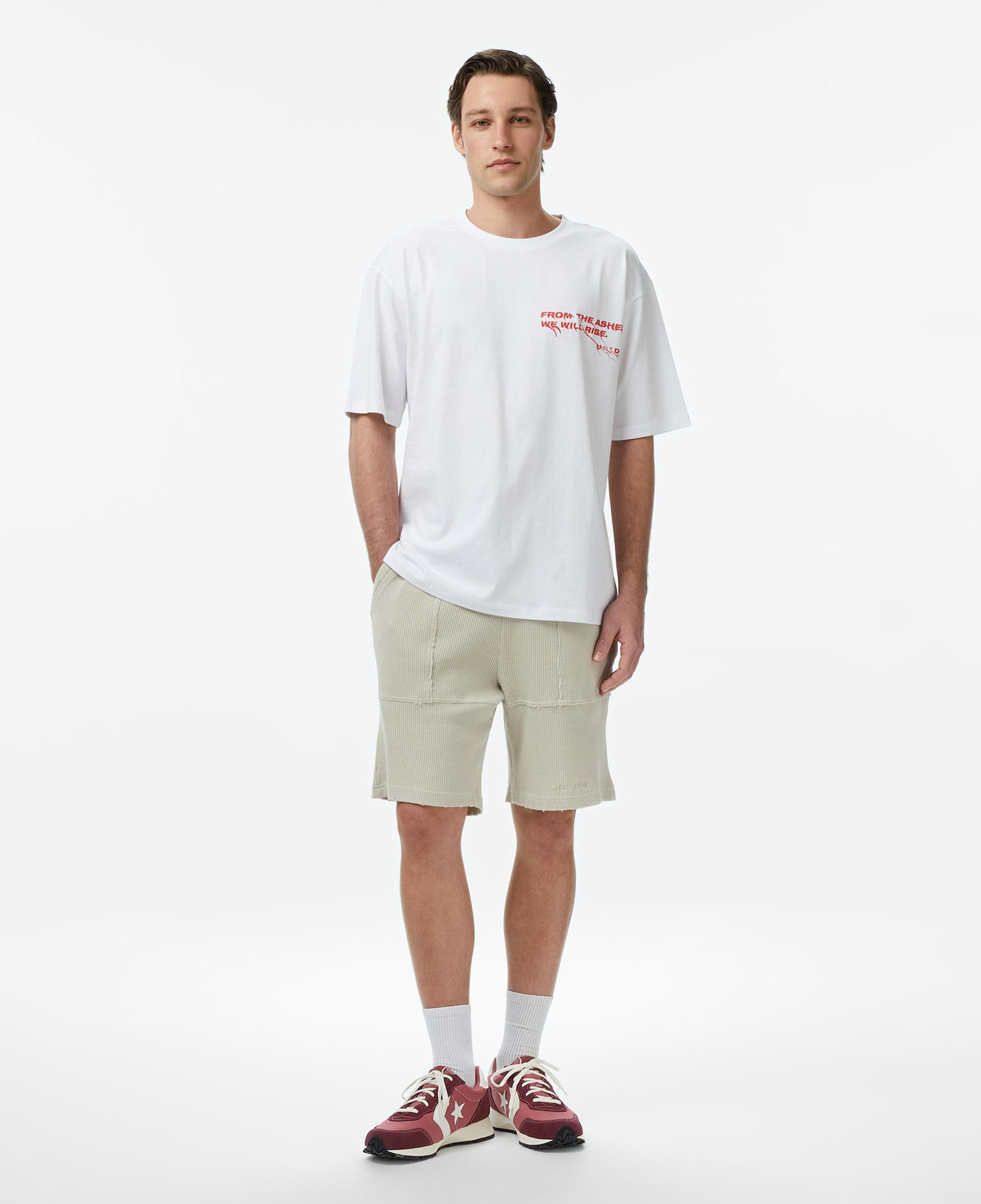 UNITED4 Regular Fit Erkek Krem Şort