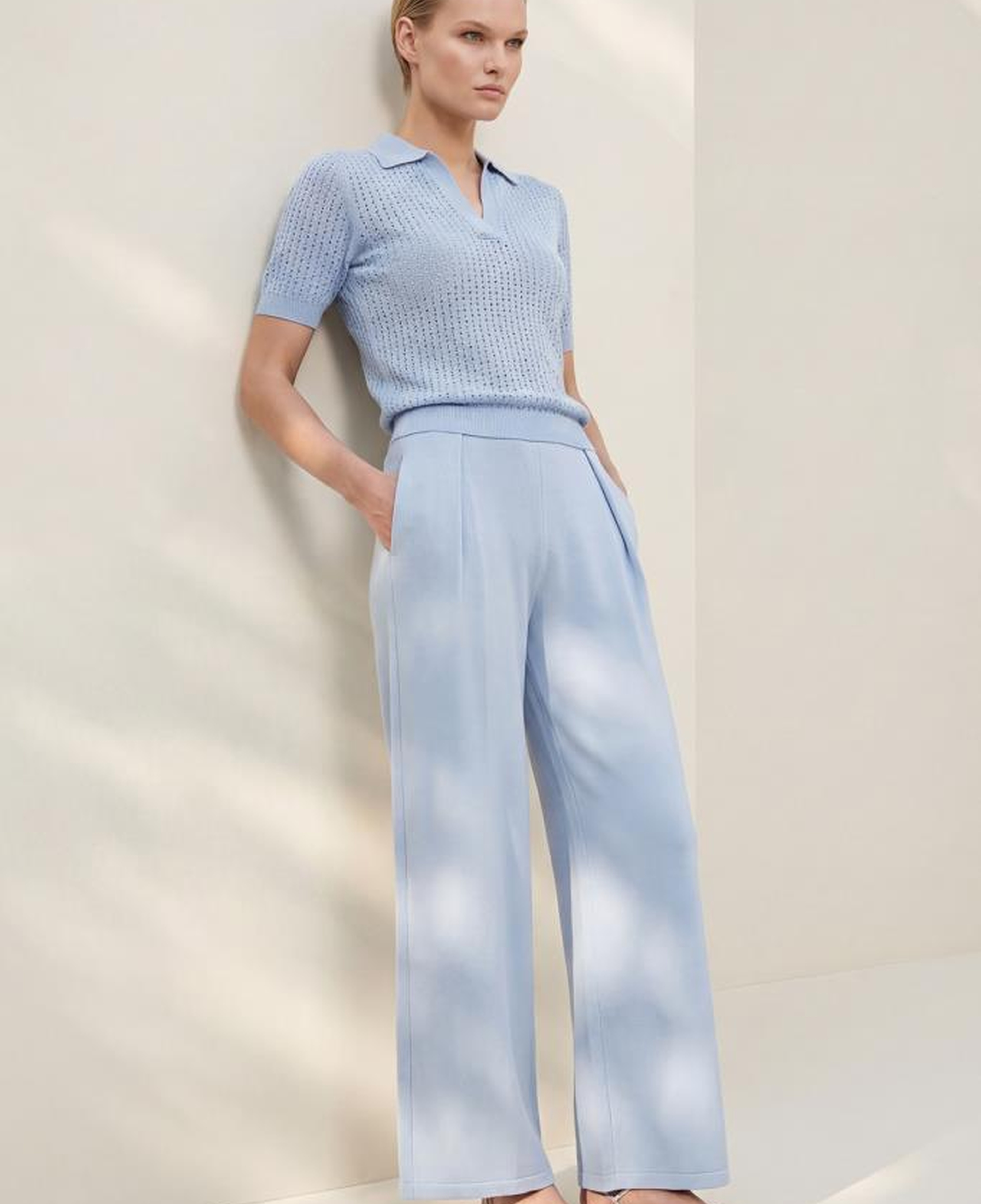 Join Us Polo Yaka Ajurlu Mavi Bluz