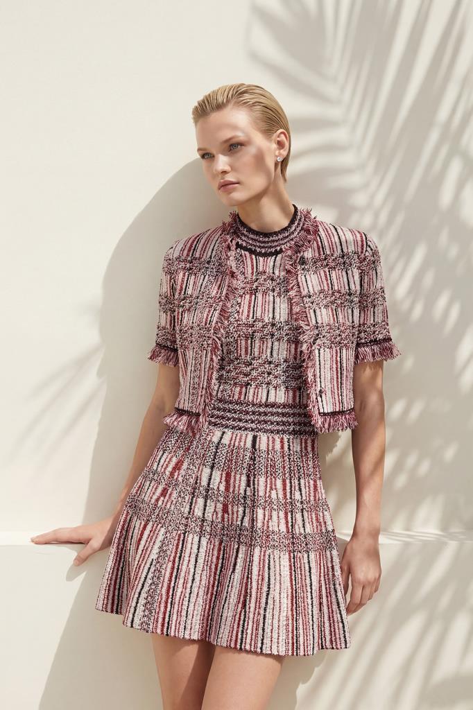 Püskül Detaylı Multi Tüvit Renkli Ceket