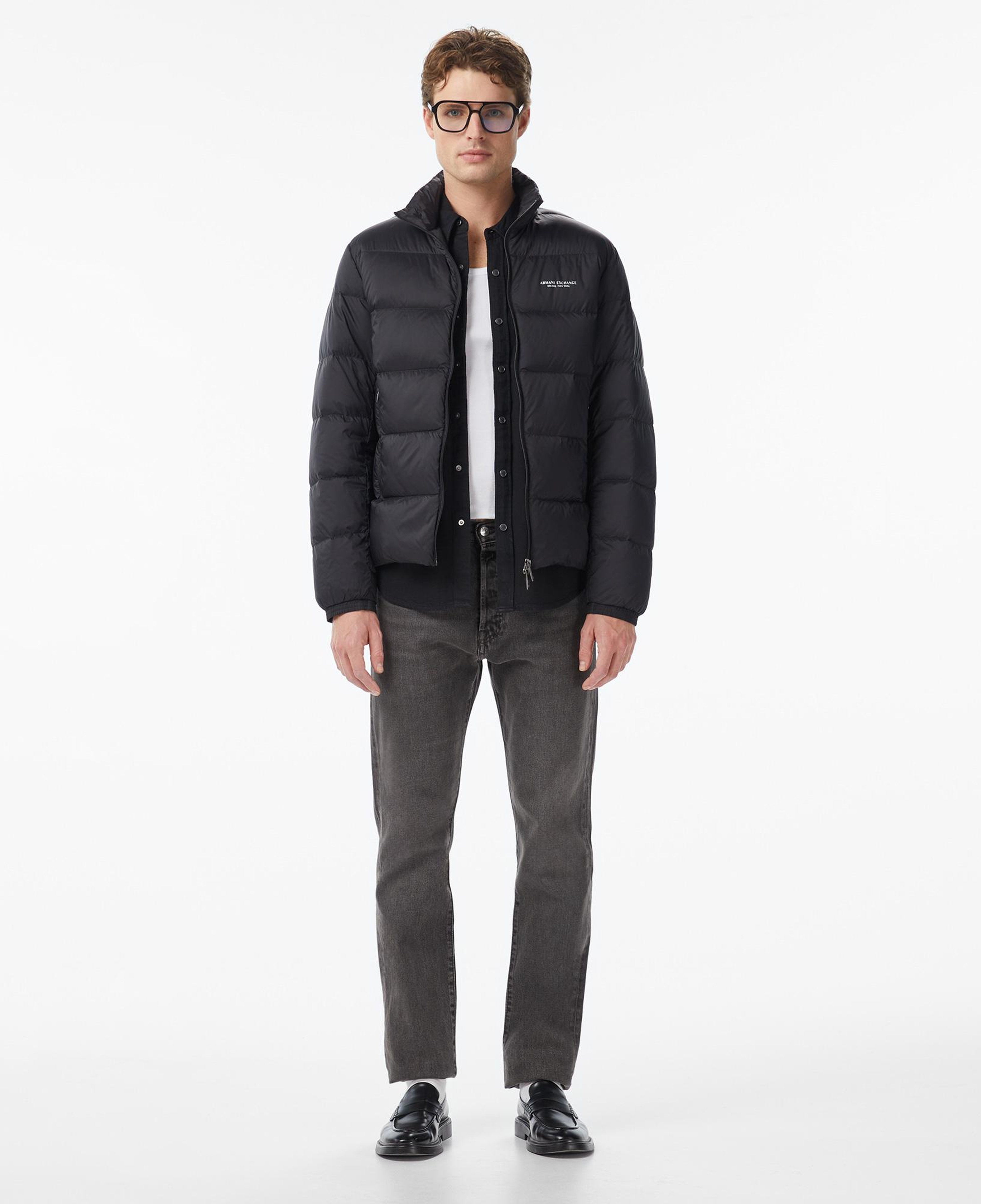 Armani Exchange Erkek Siyah Mont