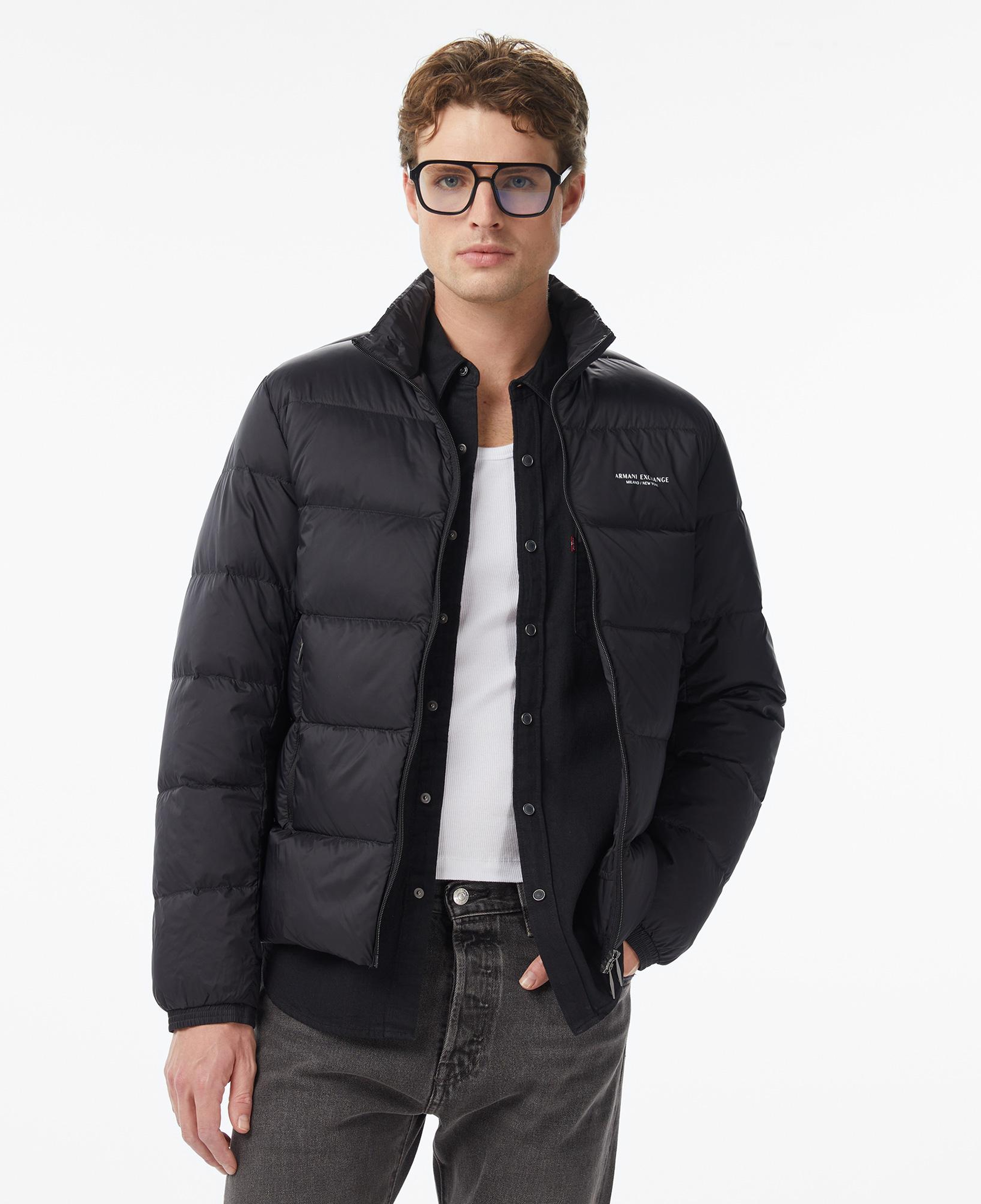 Armani Exchange Erkek Siyah Mont