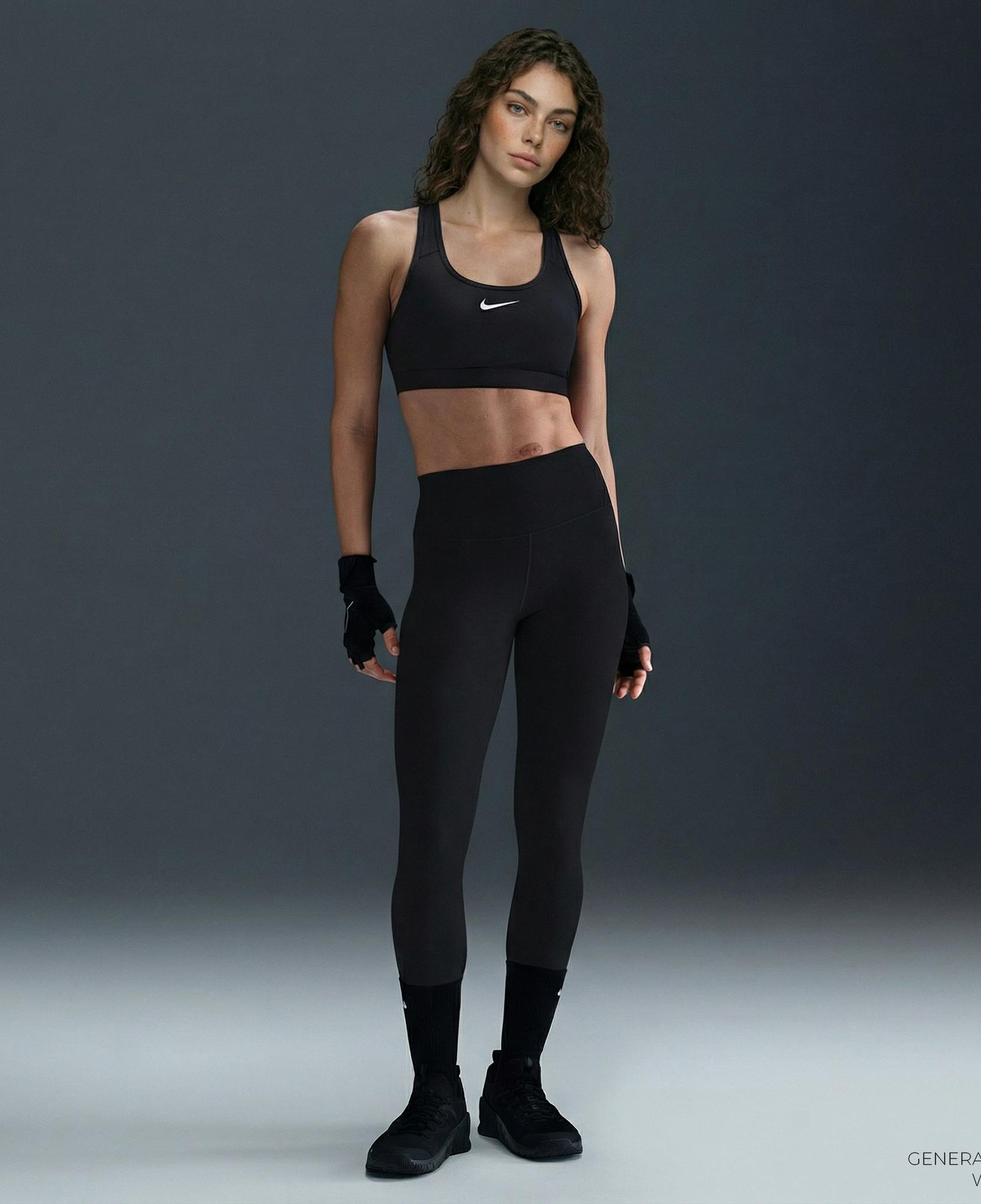 Nike One Dri-Fit Kadın Siyah Tayt