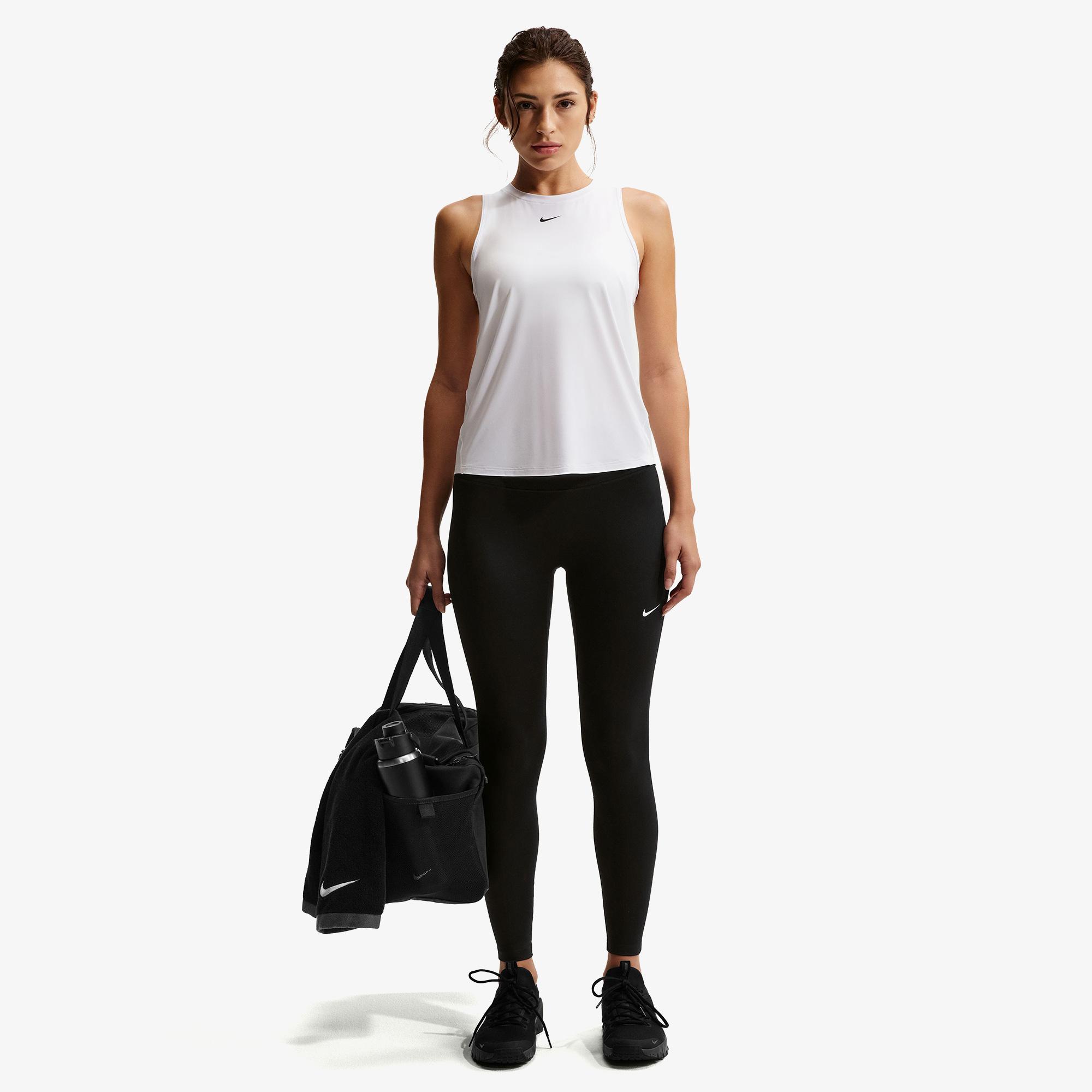 Nike Dri-Fit One Yüksek Belli Kadın Siyah Tayt