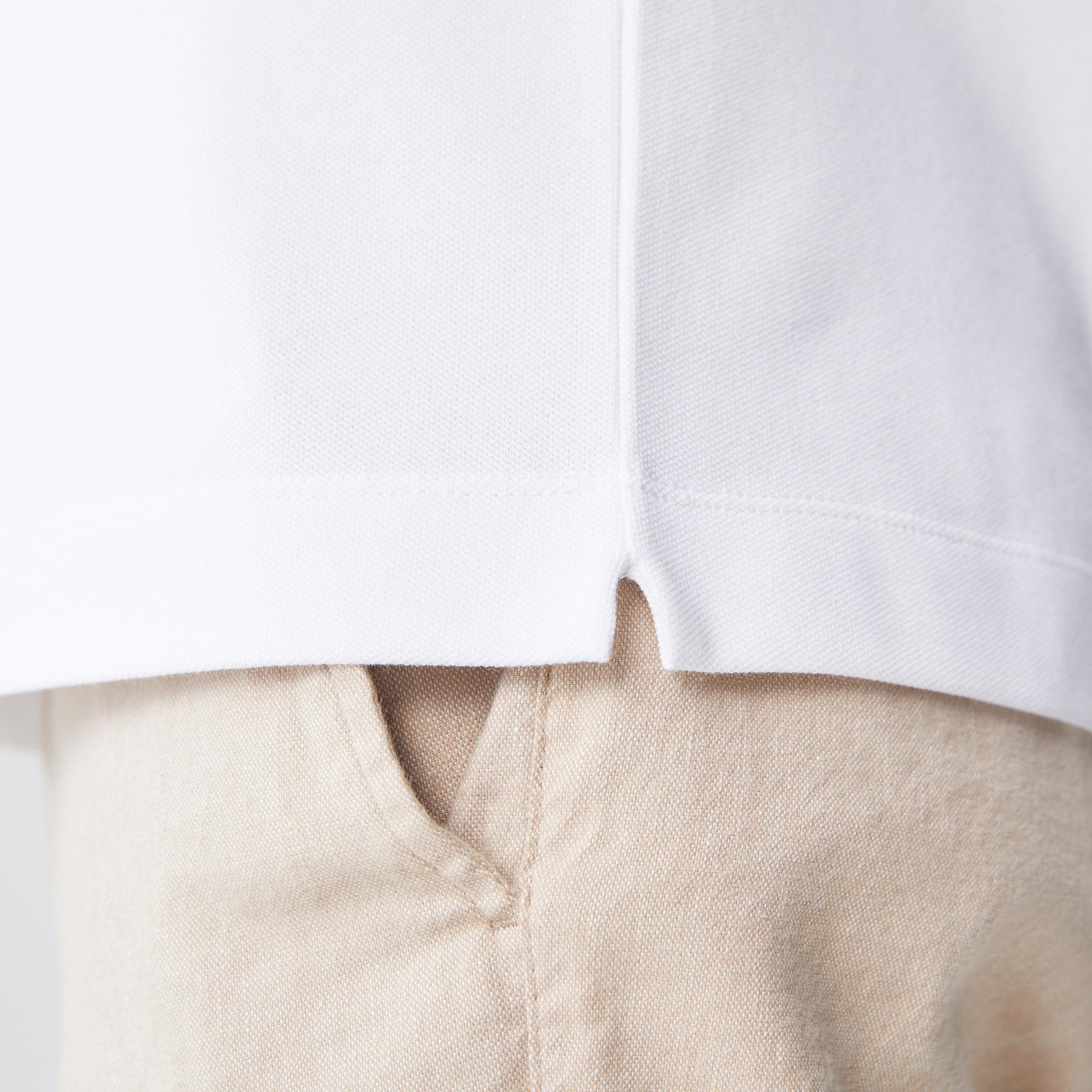 Lacoste Erkek Regular Fit Uzun Kollu Beyaz Paris Polo