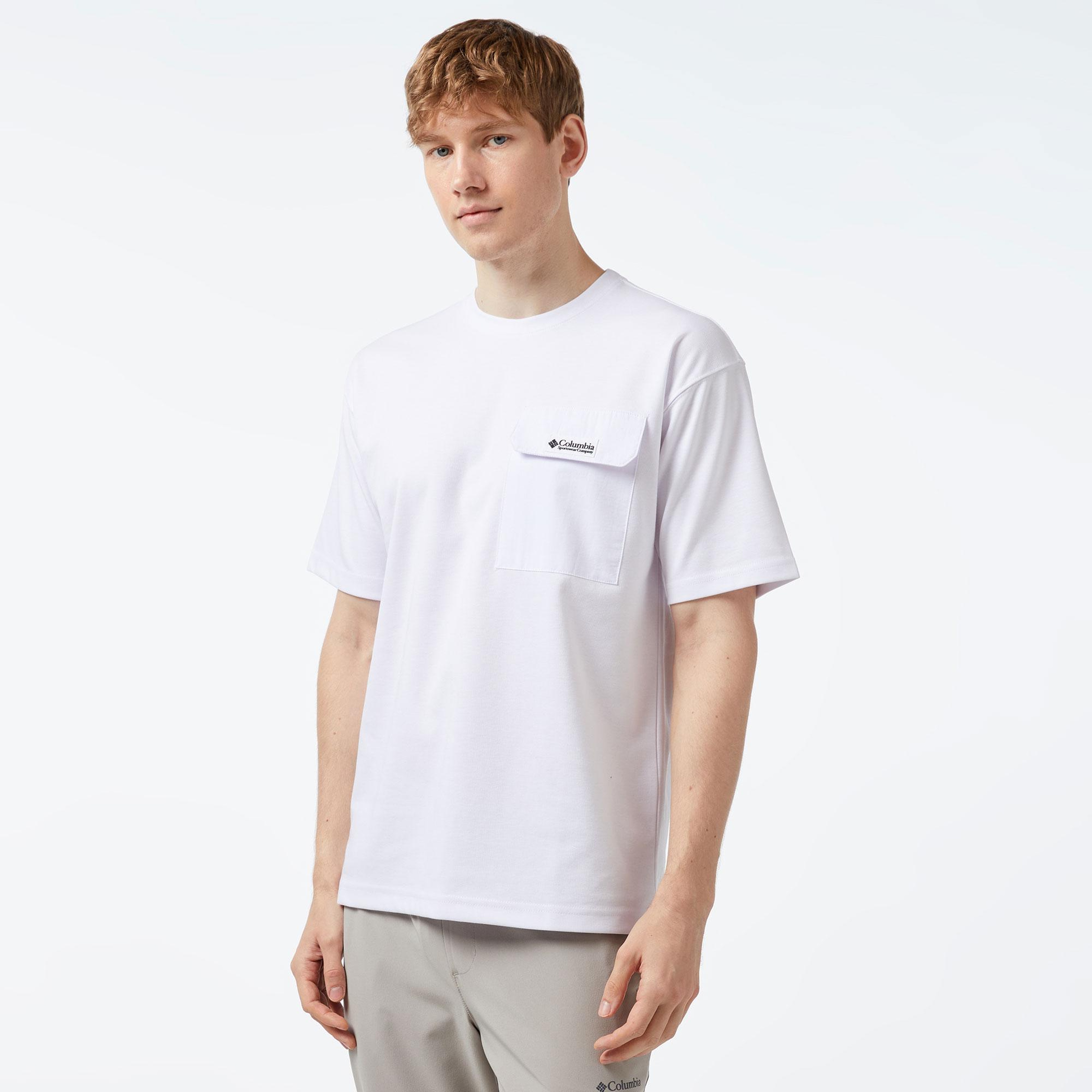 Columbia Heritage Erkek Beyaz T-Shirt