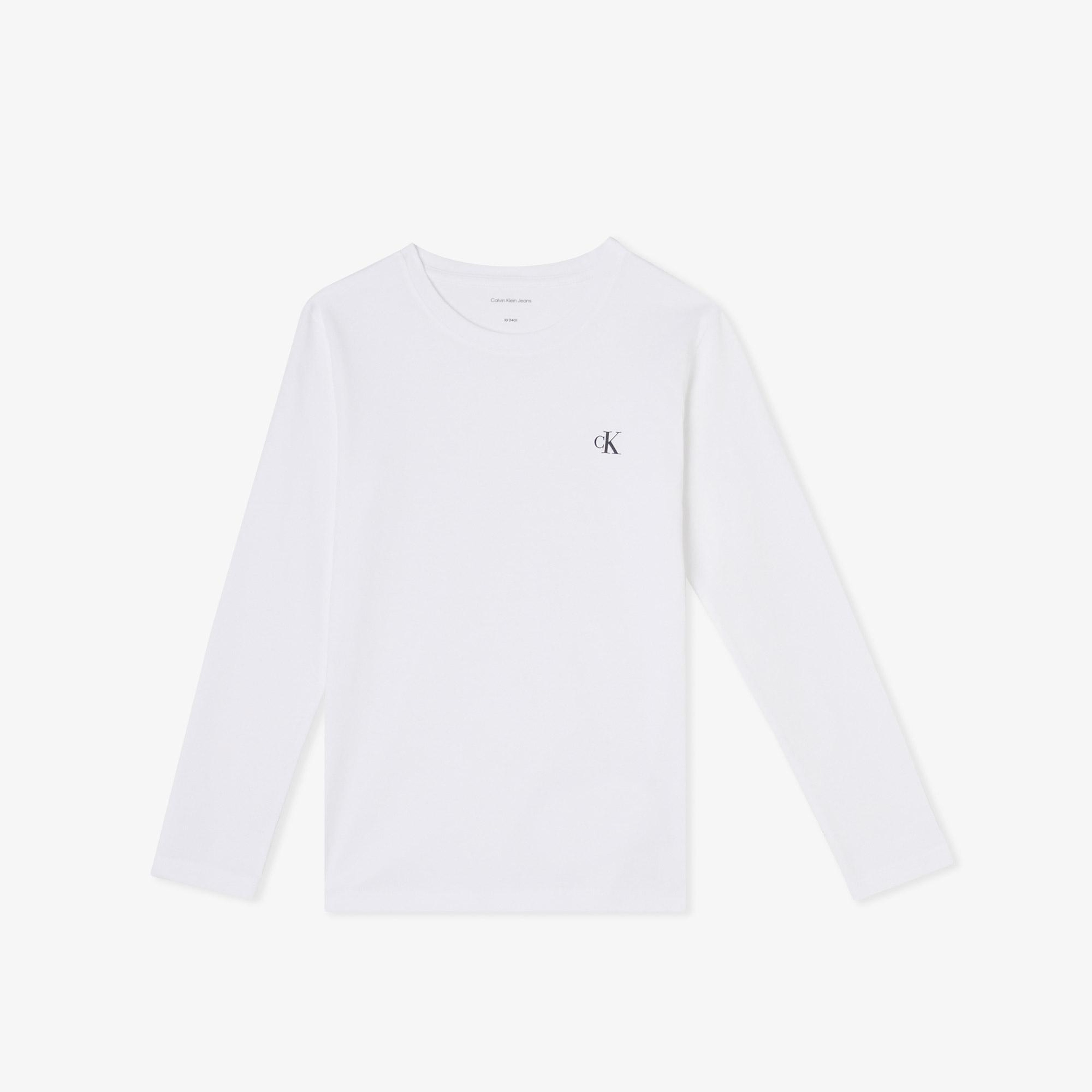 Calvin Klein 2'li Chest Mono  Çocuk Siyah T-Shirt