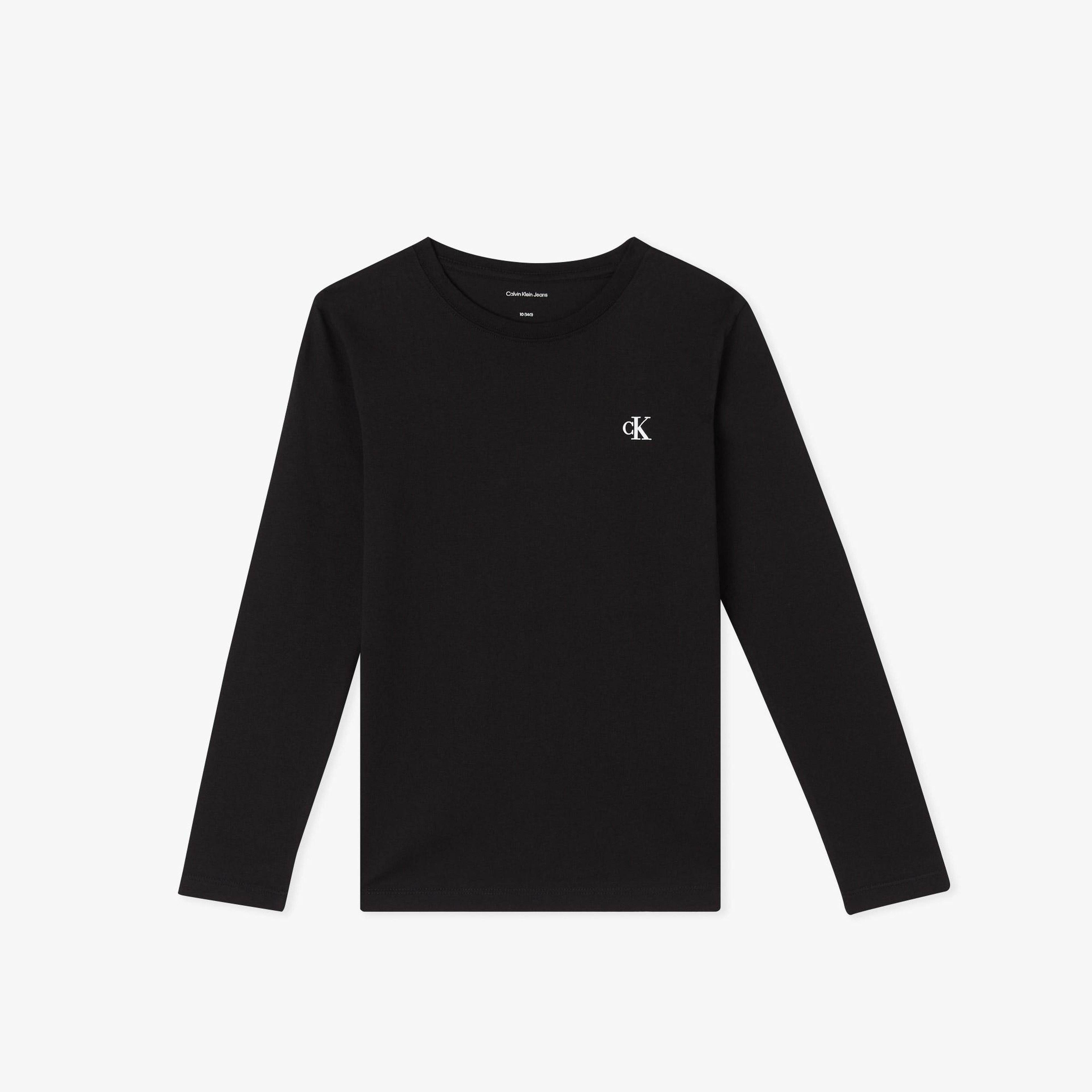 Calvin Klein 2'li Chest Mono  Çocuk Siyah T-Shirt