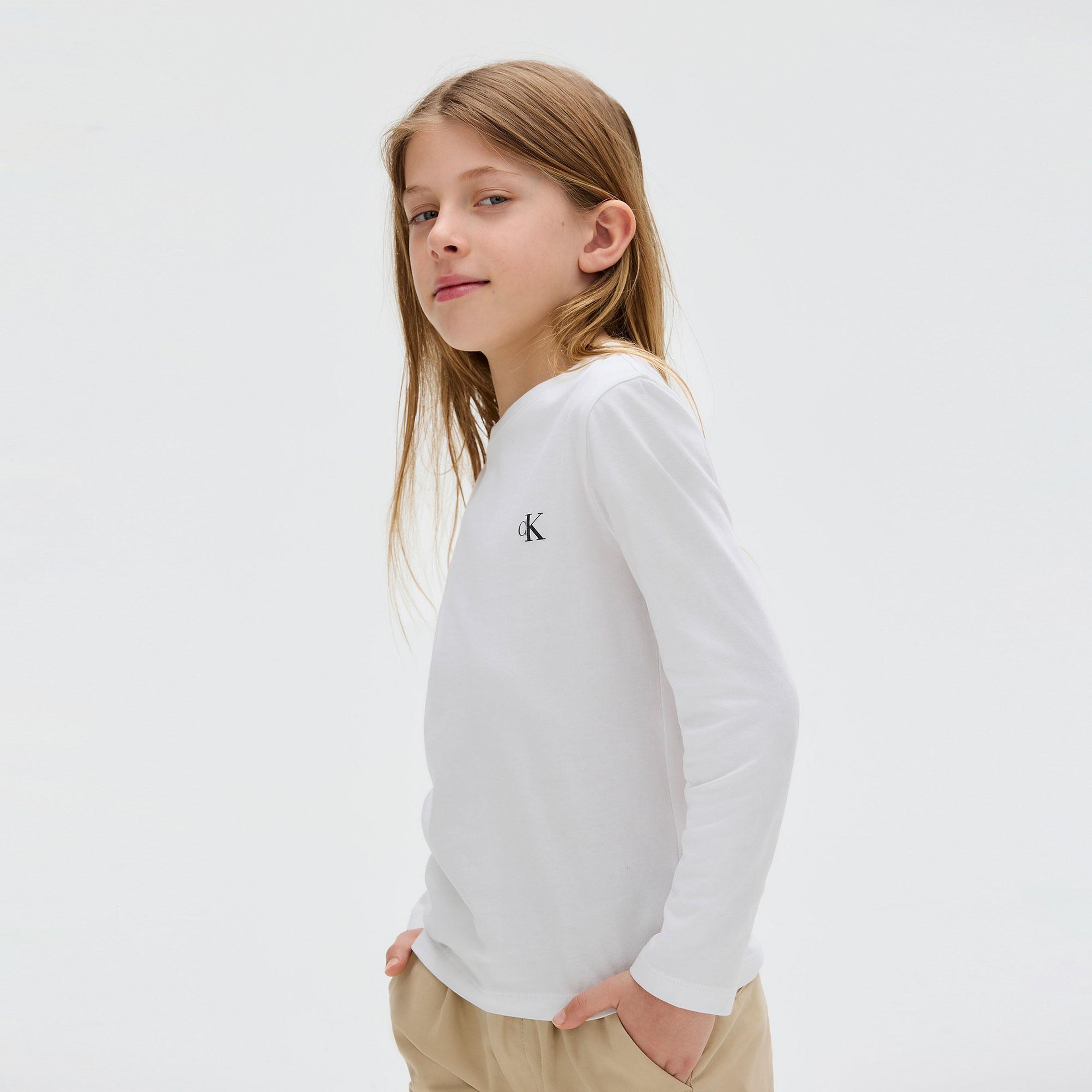 Calvin Klein 2'li Chest Mono  Çocuk Siyah T-Shirt