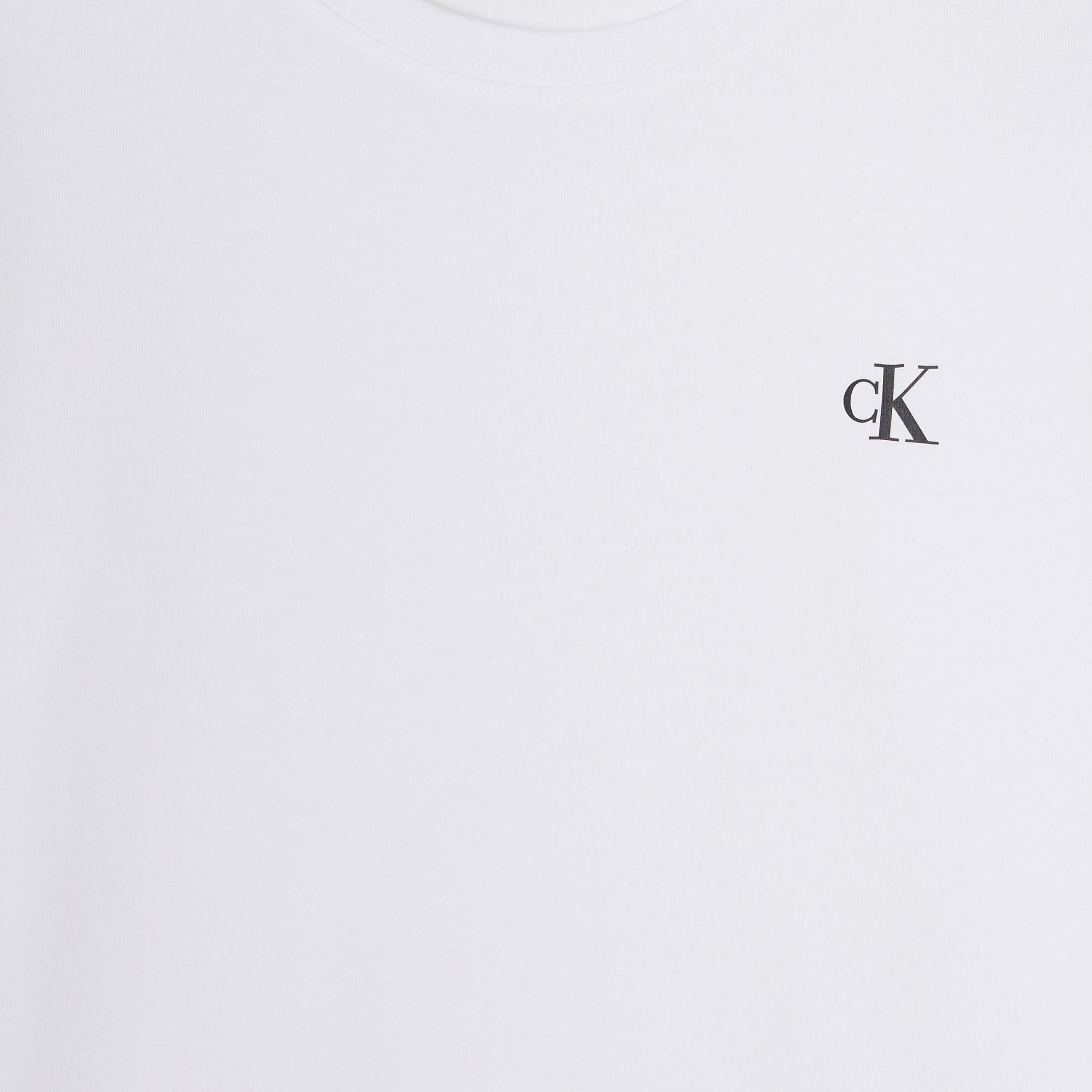 Calvin Klein 2'li Chest Mono Çocuk Siyah T-Shirt