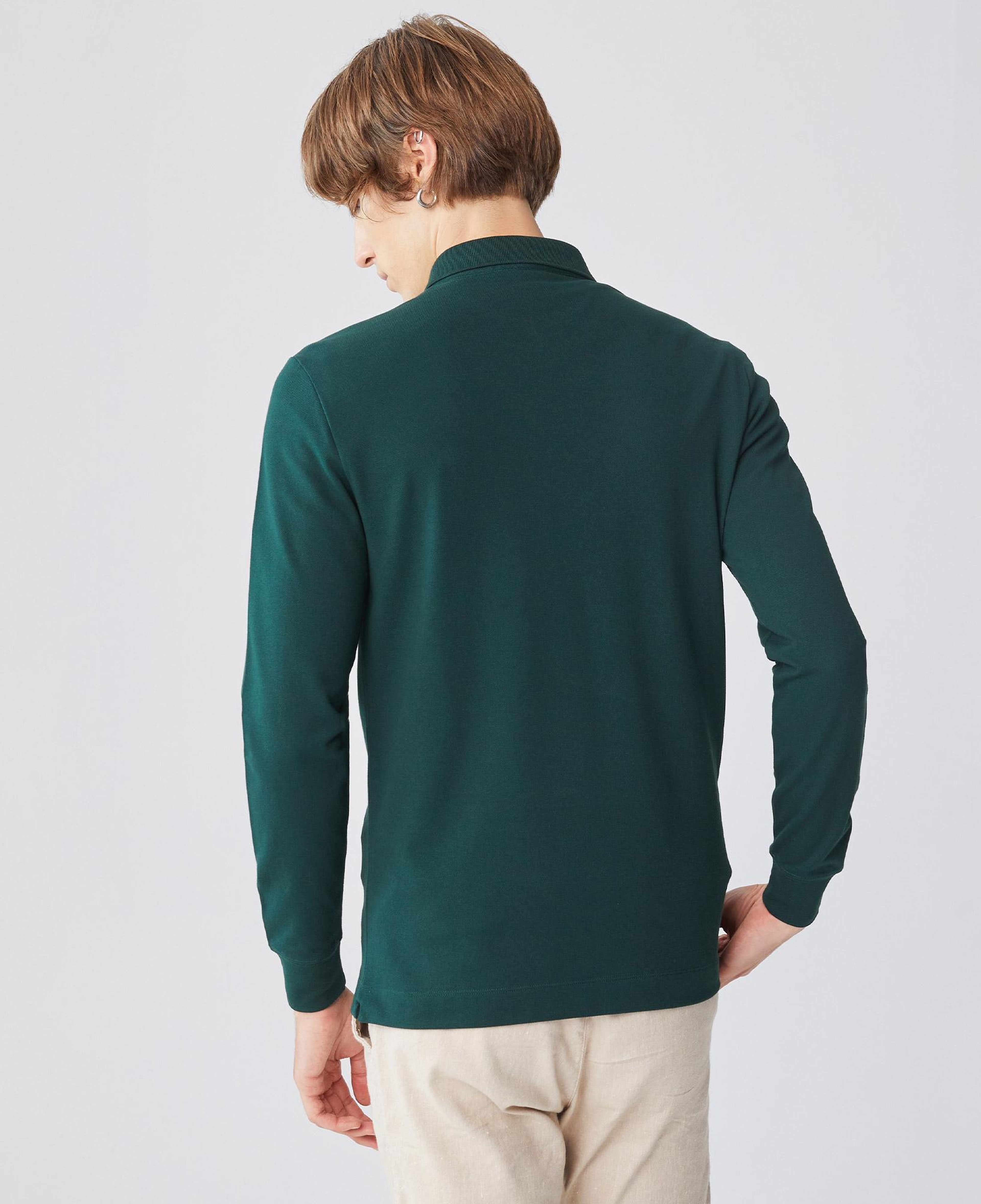 Lacoste Paris Erkek Regular Fit Uzun Kollu Yeşil Polo