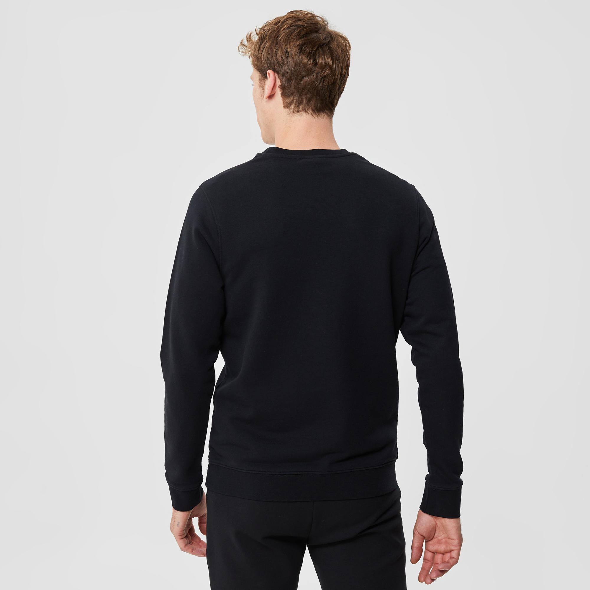 Columbia Basic Crew Erkek Siyah Sweatshirt