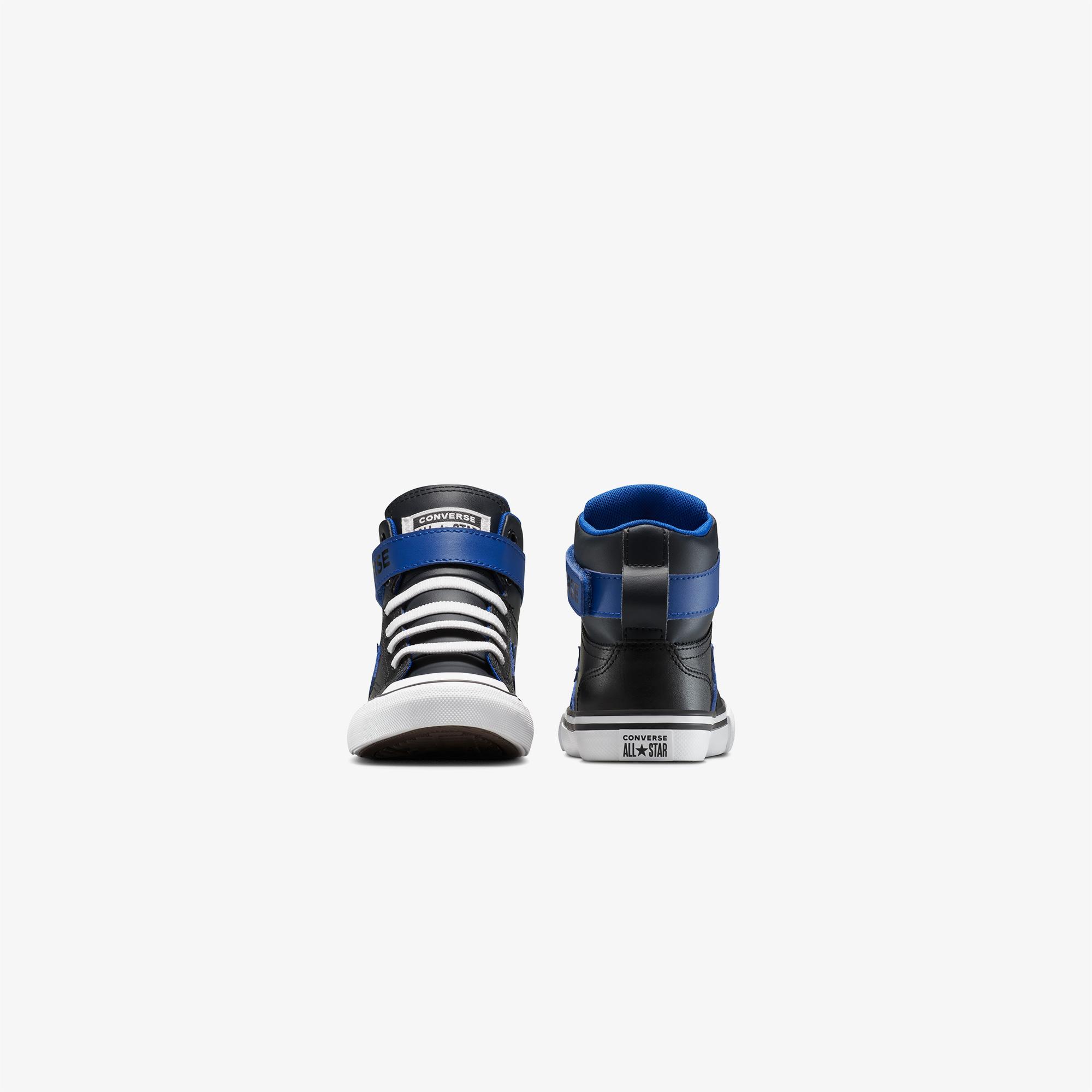 Converse Pro Blaze Strap Leather Easy On Çocuk Siyah Sneaker