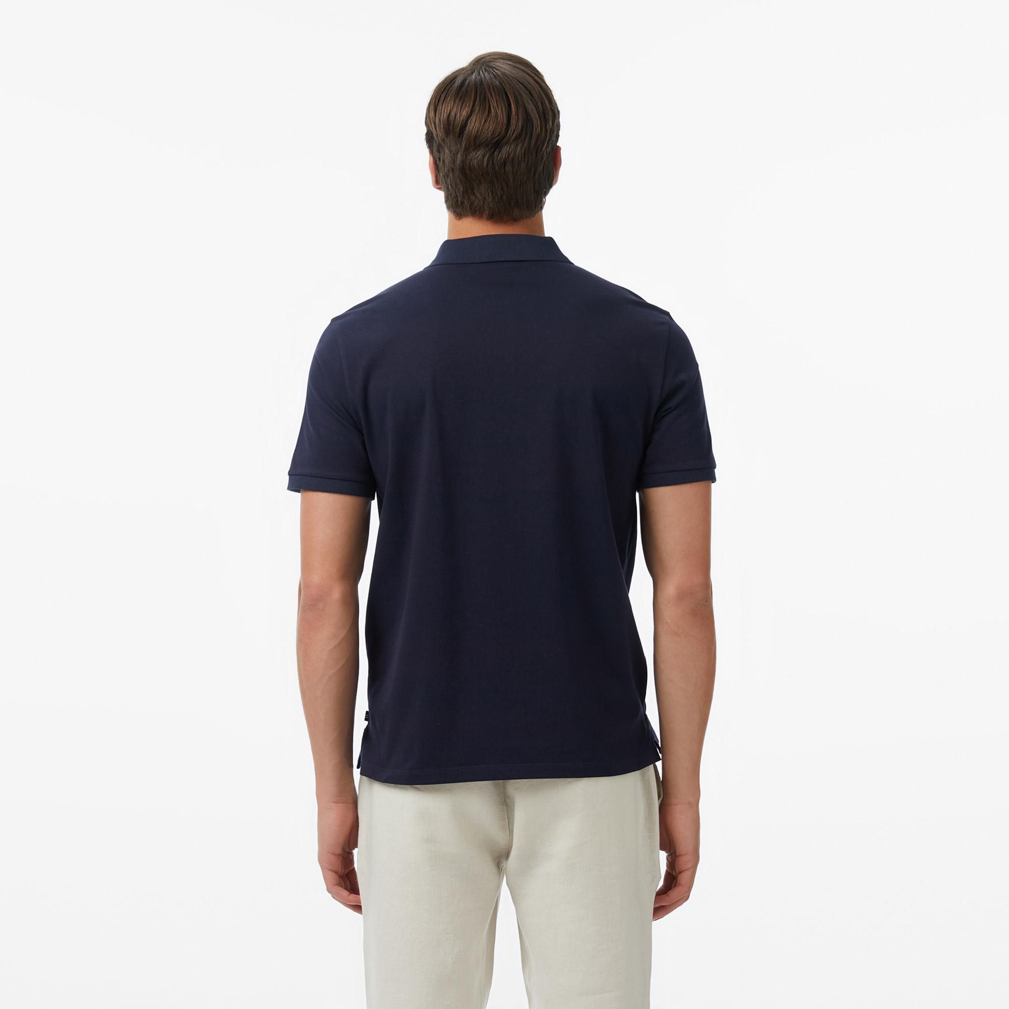 Nautica Erkek Lacivert Regular Fit Polo Yaka T-Shirt