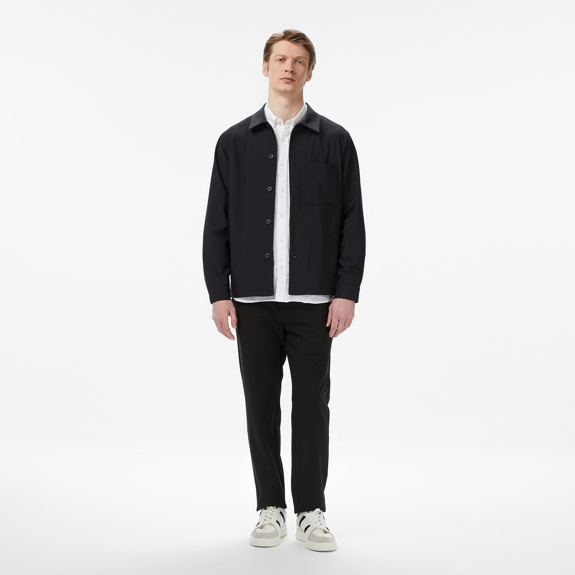 Nautica Erkek Siyah Regular Fit Gömlek