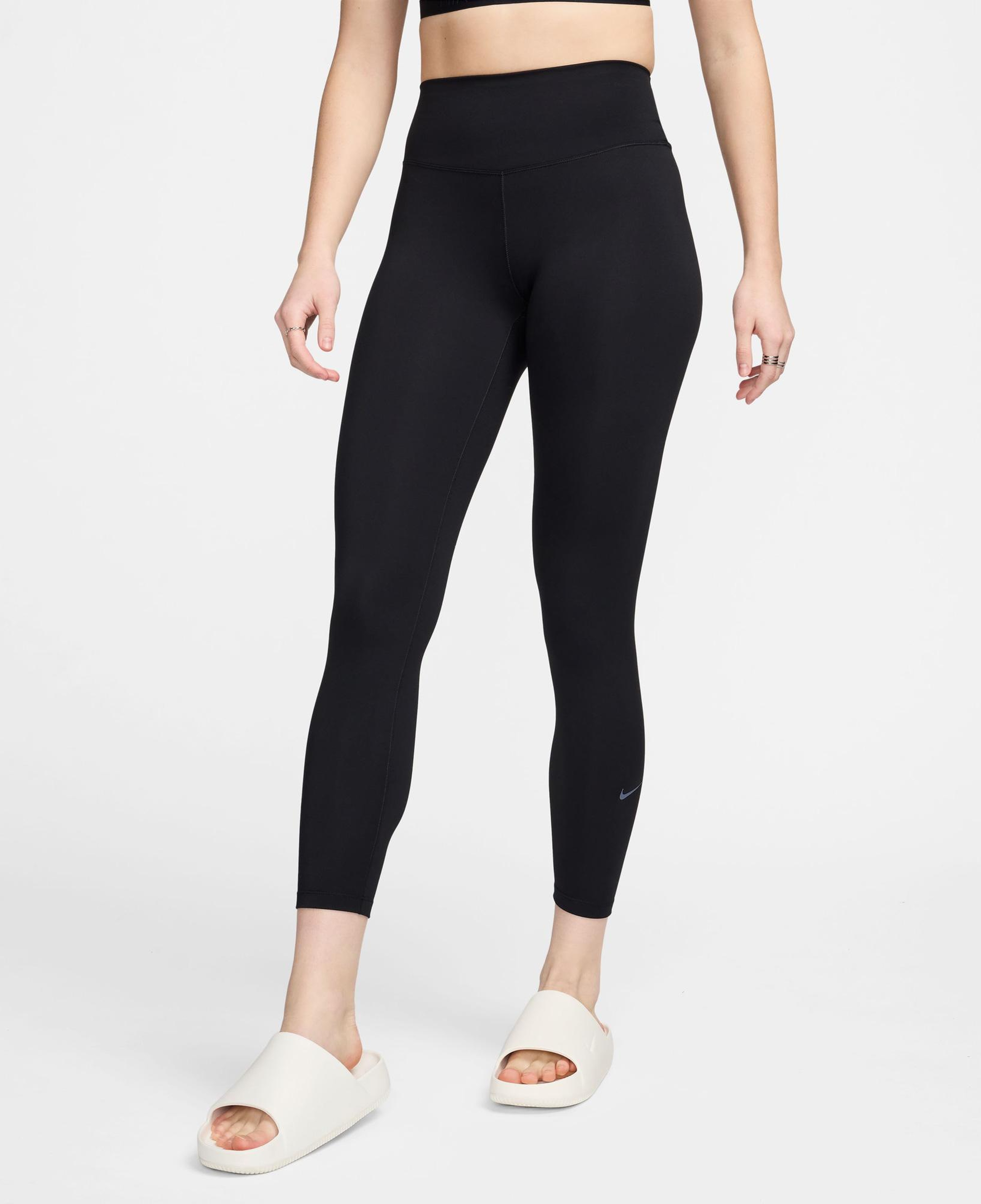Nike Dri-Fit One High Rise 7/8 Kadın Siyah Tayt