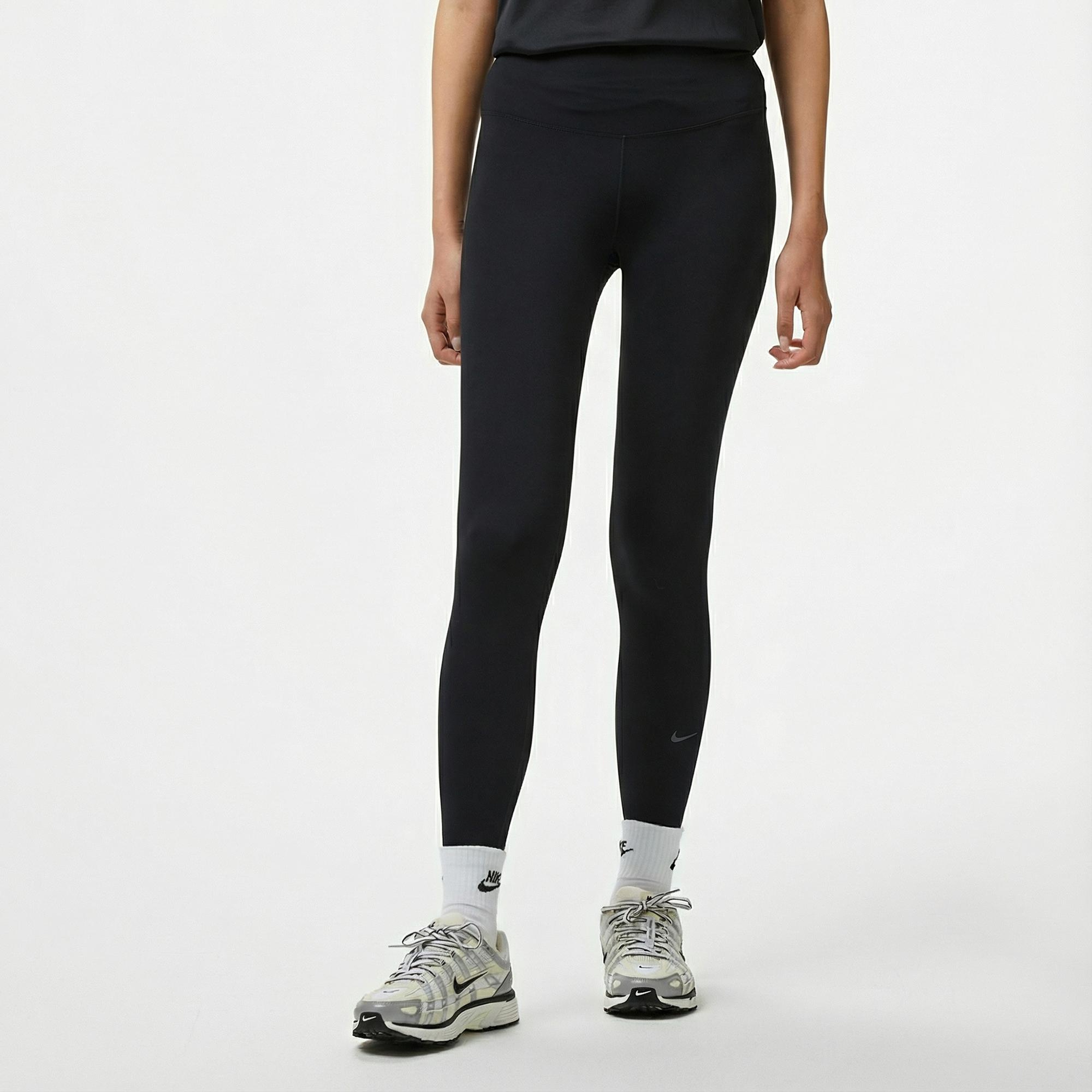 Nike Dri-Fit One High Rise 7/8 Kadın Siyah Tayt