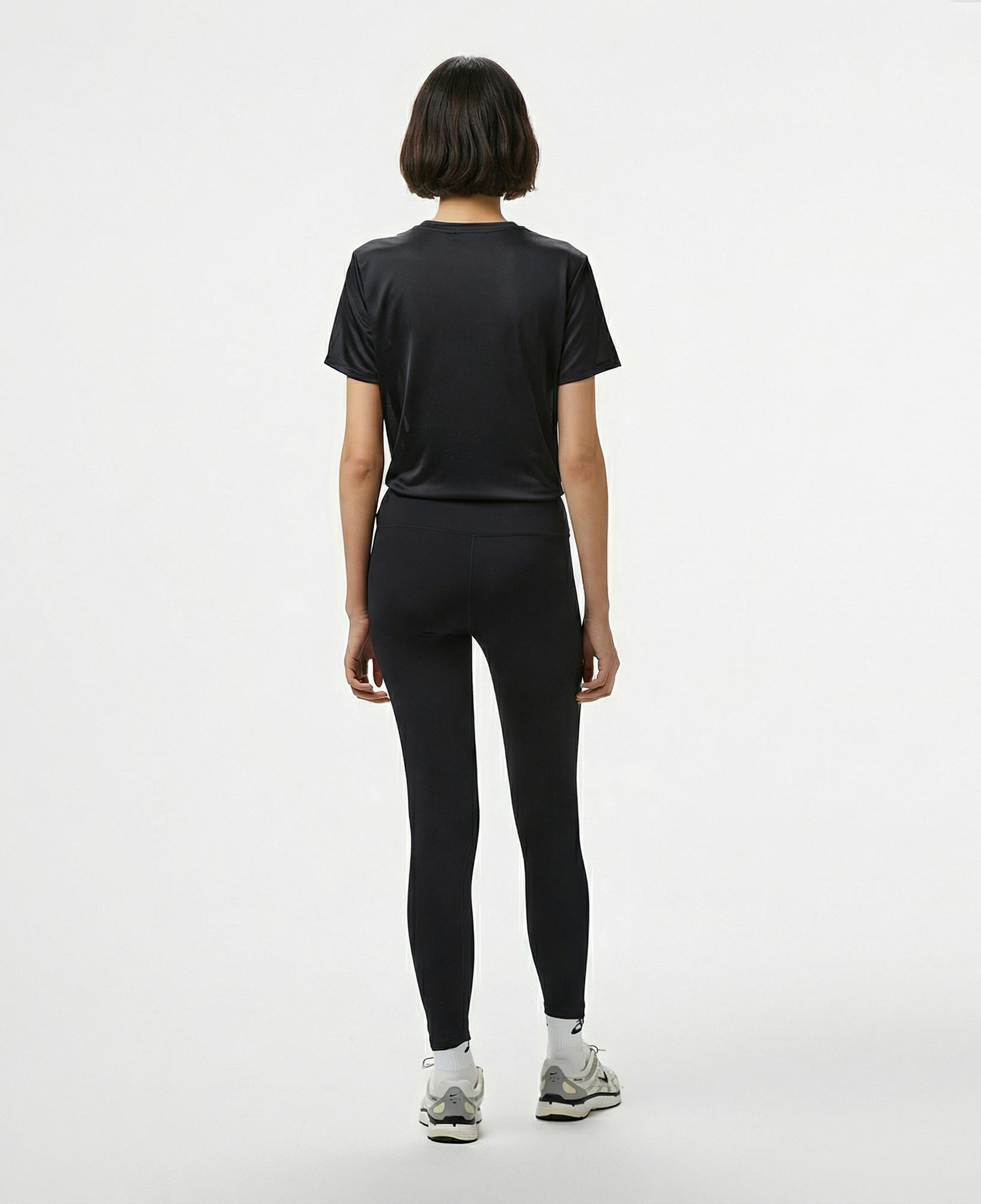 Nike Dri-Fit One High Rise 7/8 Kadın Siyah Tayt