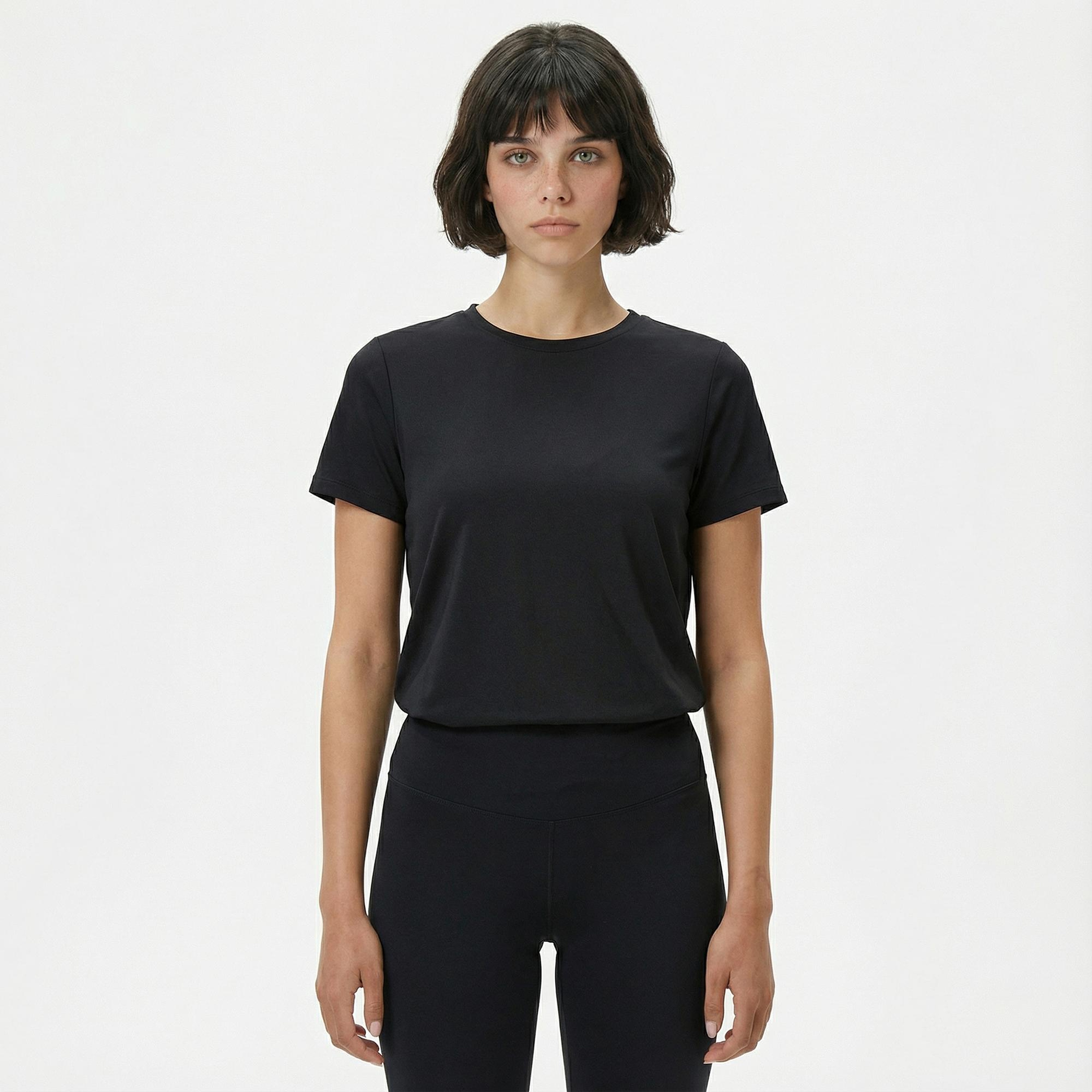 Nike Dri-Fit One High Rise 7/8 Kadın Siyah Tayt