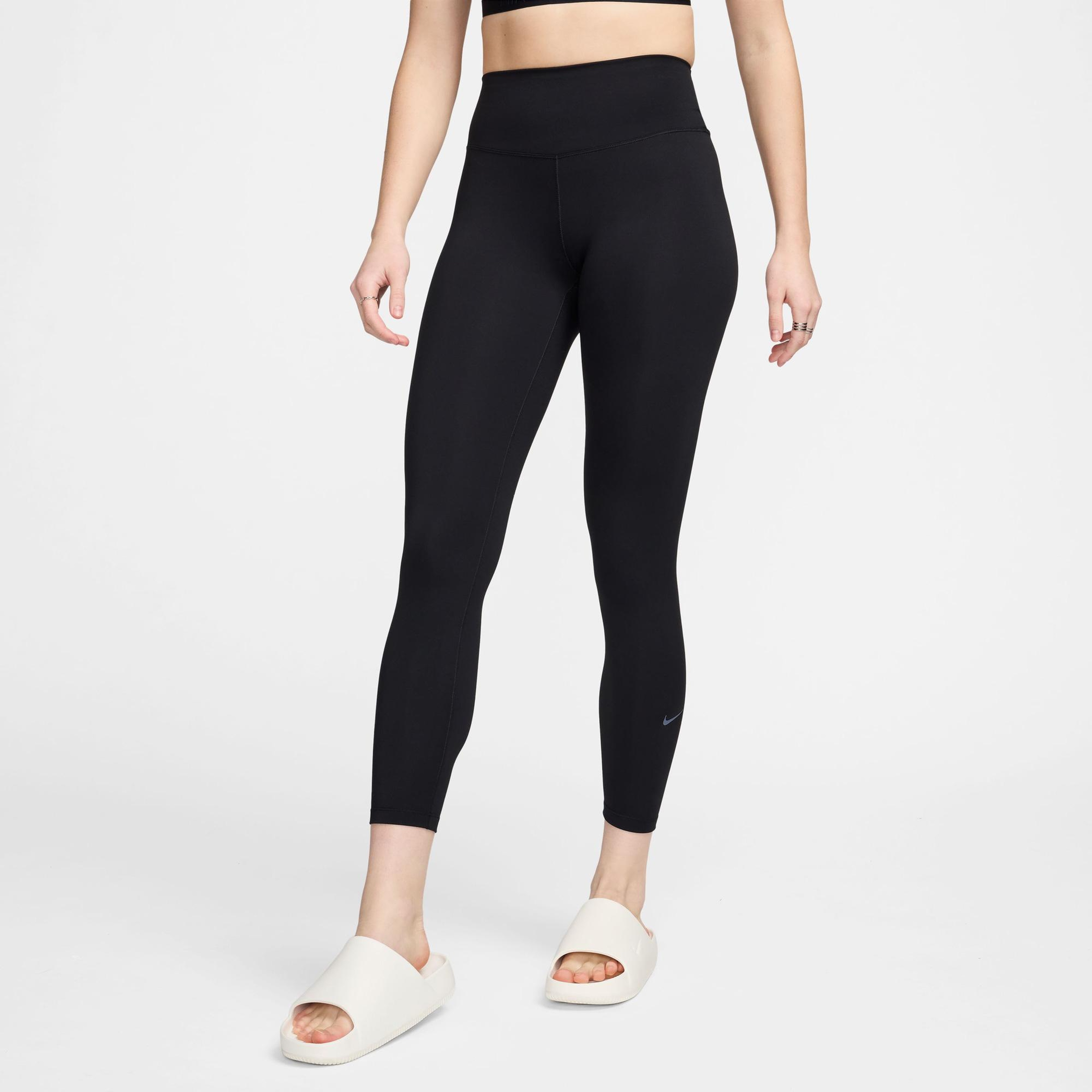 Nike Dri-Fit One High Rise 7/8 Kadın Siyah Tayt