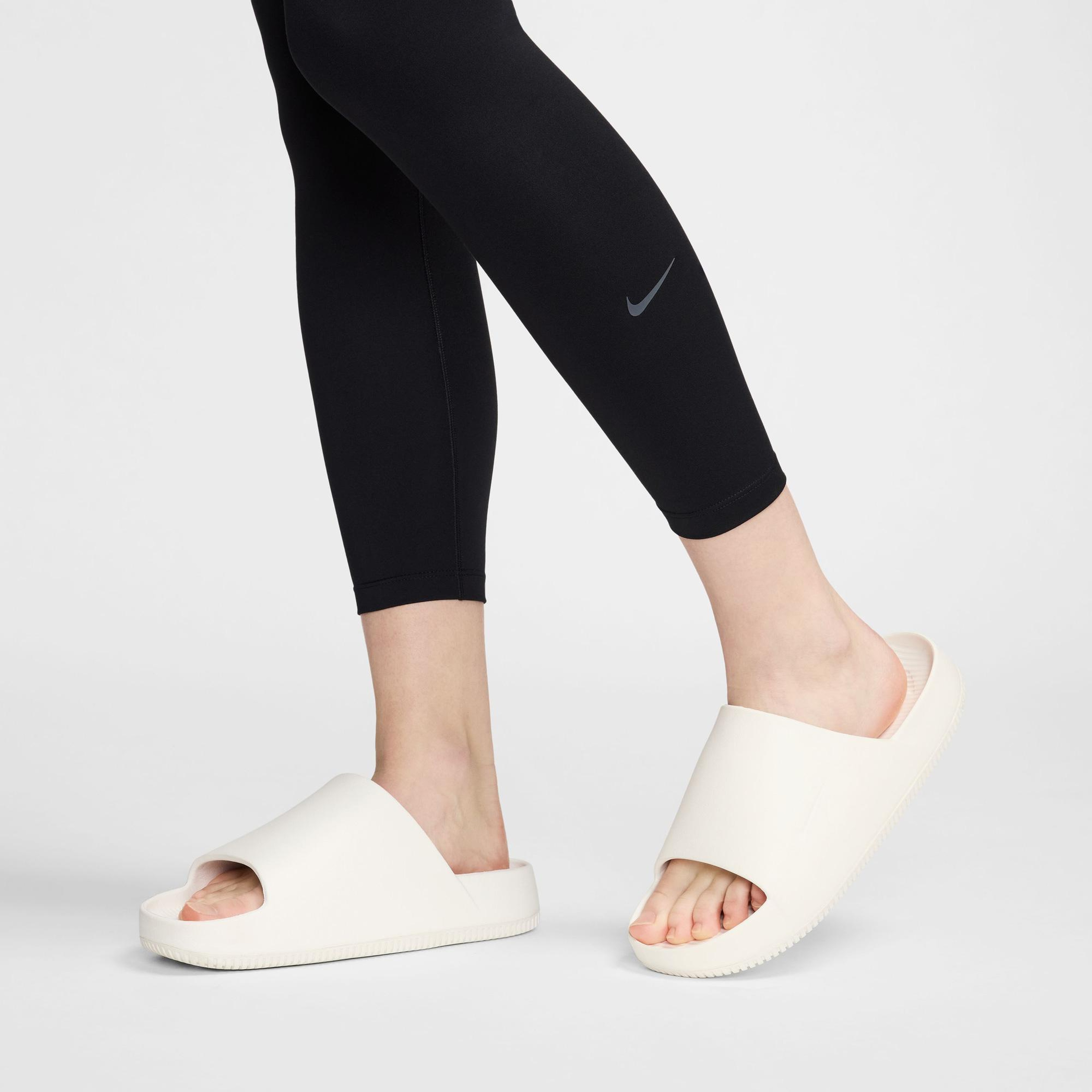 Nike Dri-Fit One High Rise 7/8 Kadın Siyah Tayt