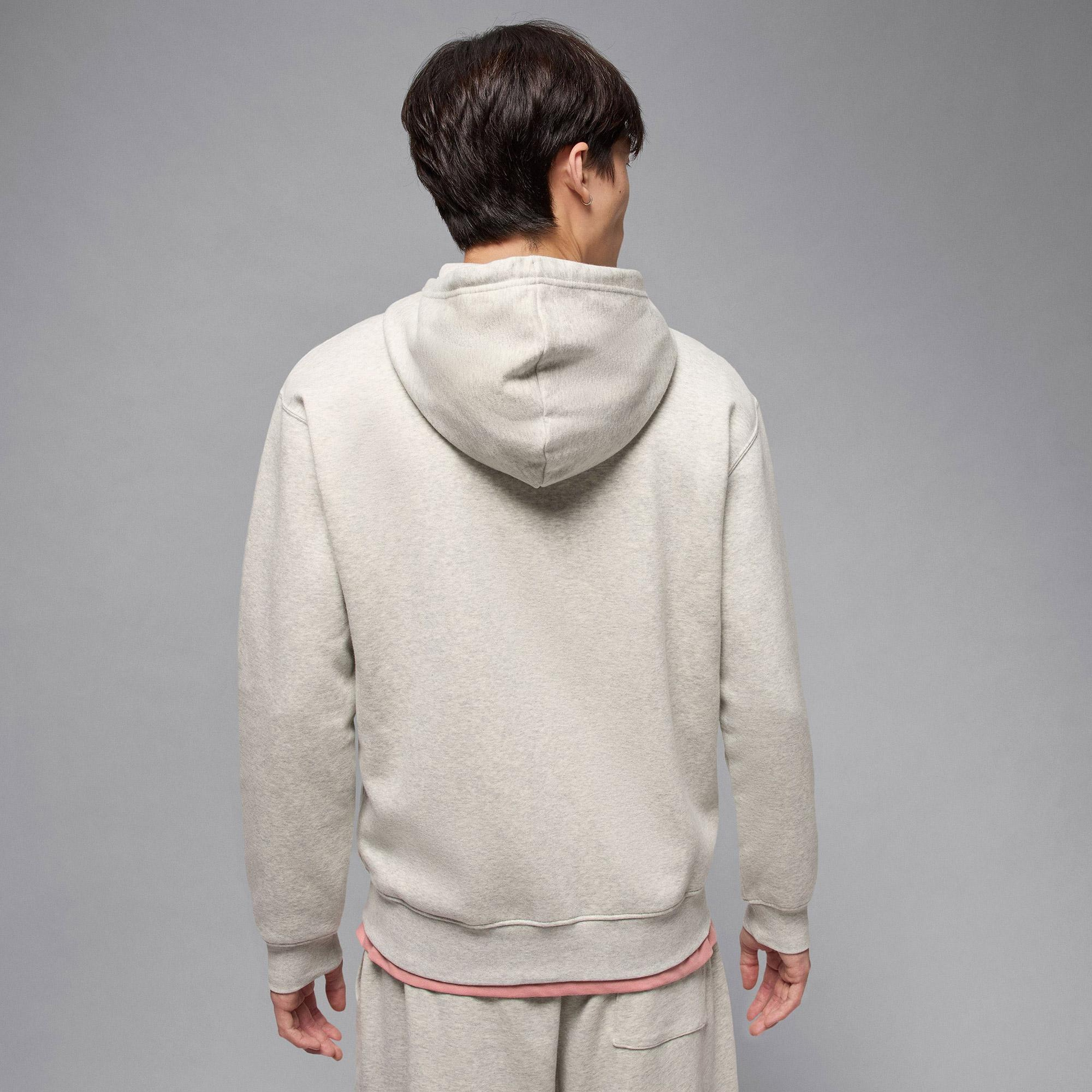 Jordan Brooklyn Fleece Erkek Gri Hoodie