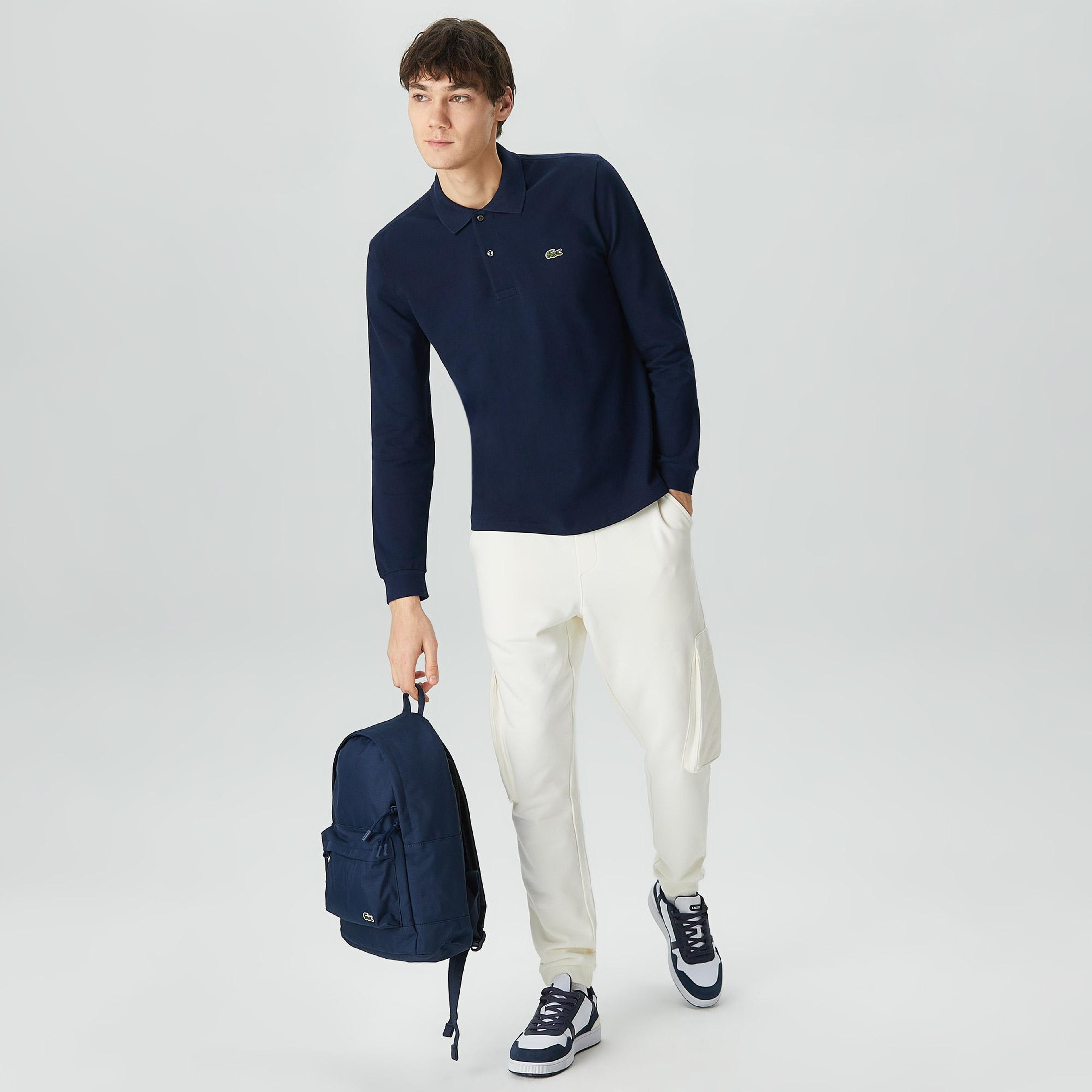 Lacoste Erkek Classic Fit Uzun Kollu Lacivert Polo
