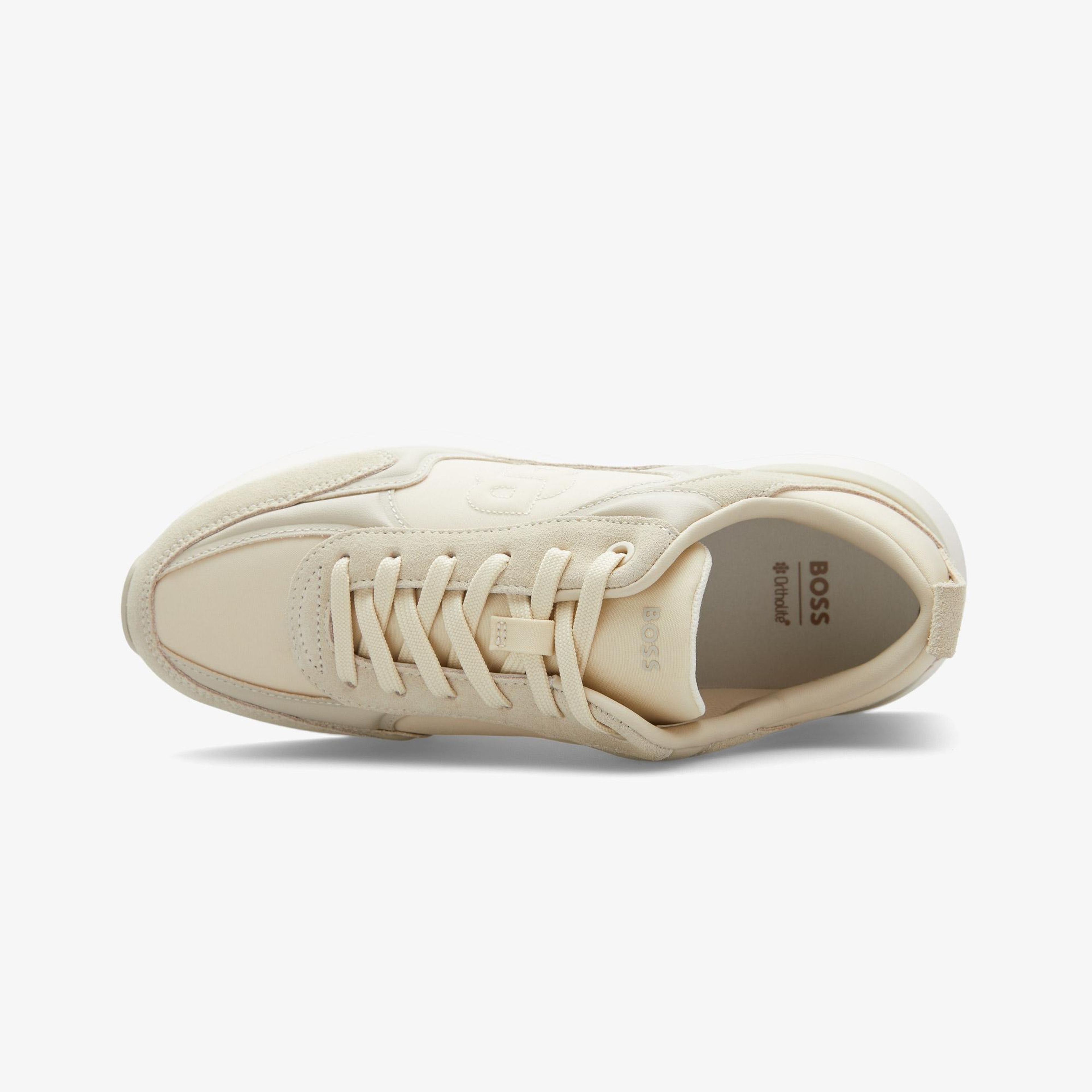 Boss Icon Runn Kadın Bej Sneaker