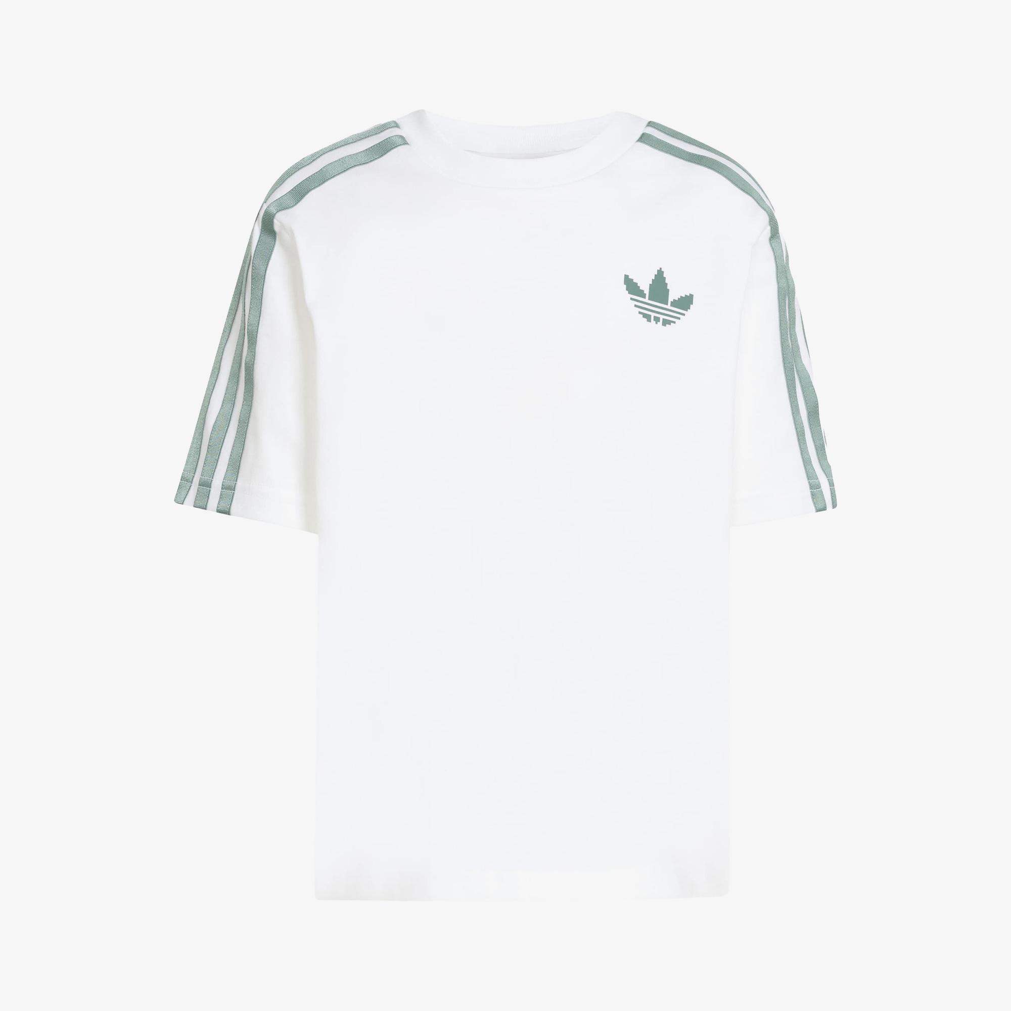 adidas Minecraft Çocuk Beyaz T-Shirt