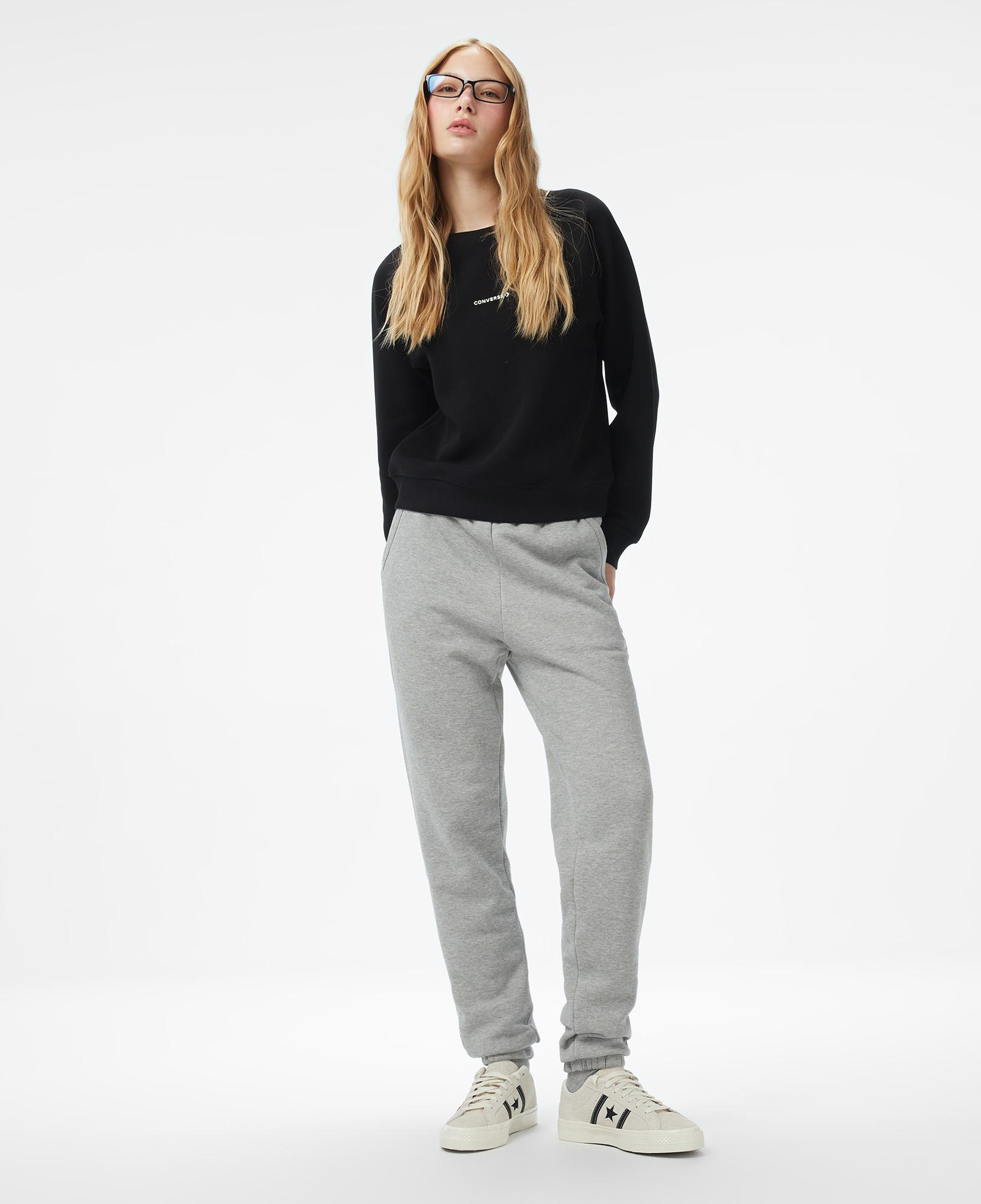 Converse Kadın Siyah Sweatshirt