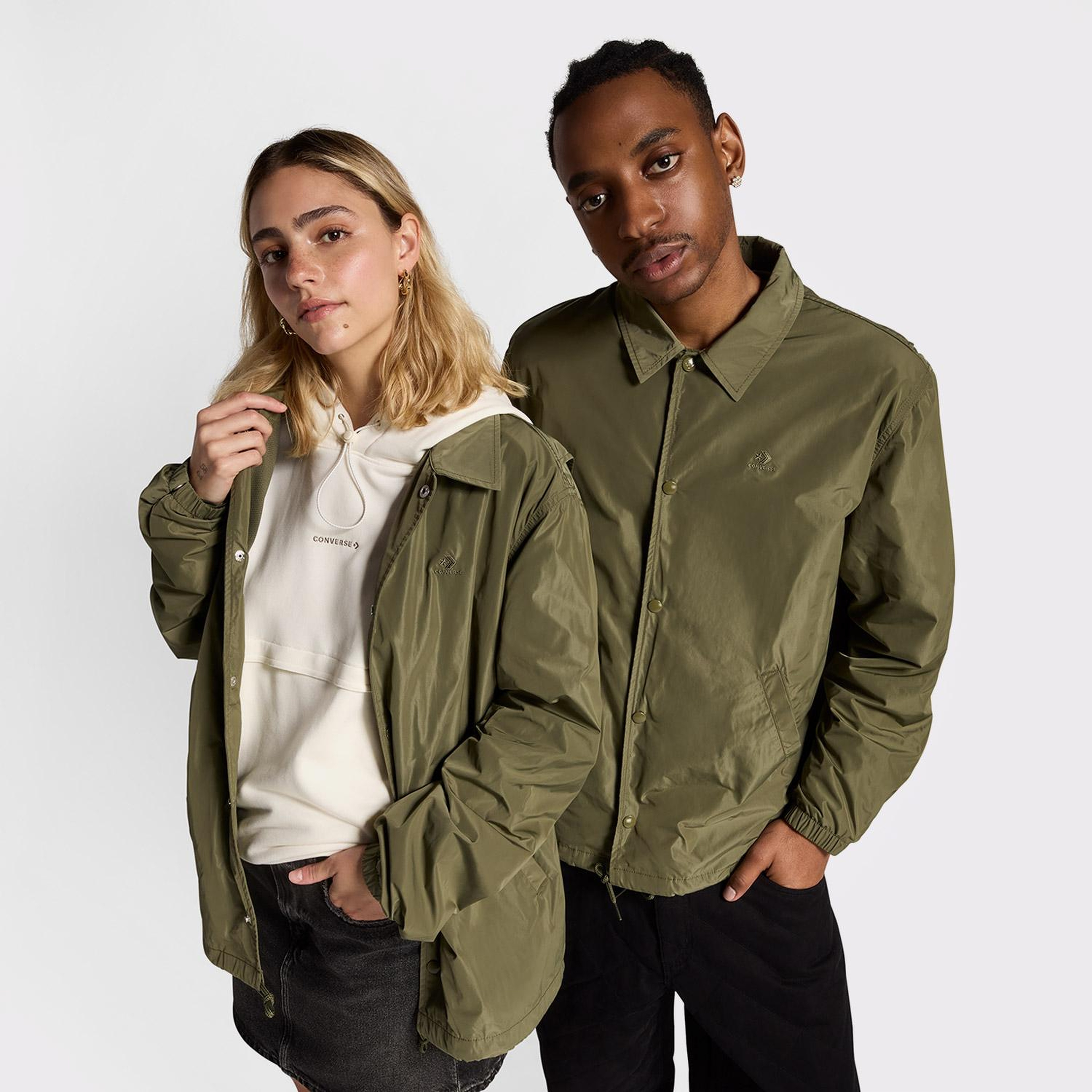 Converse Go-To Unisex Haki Yağmurluk
