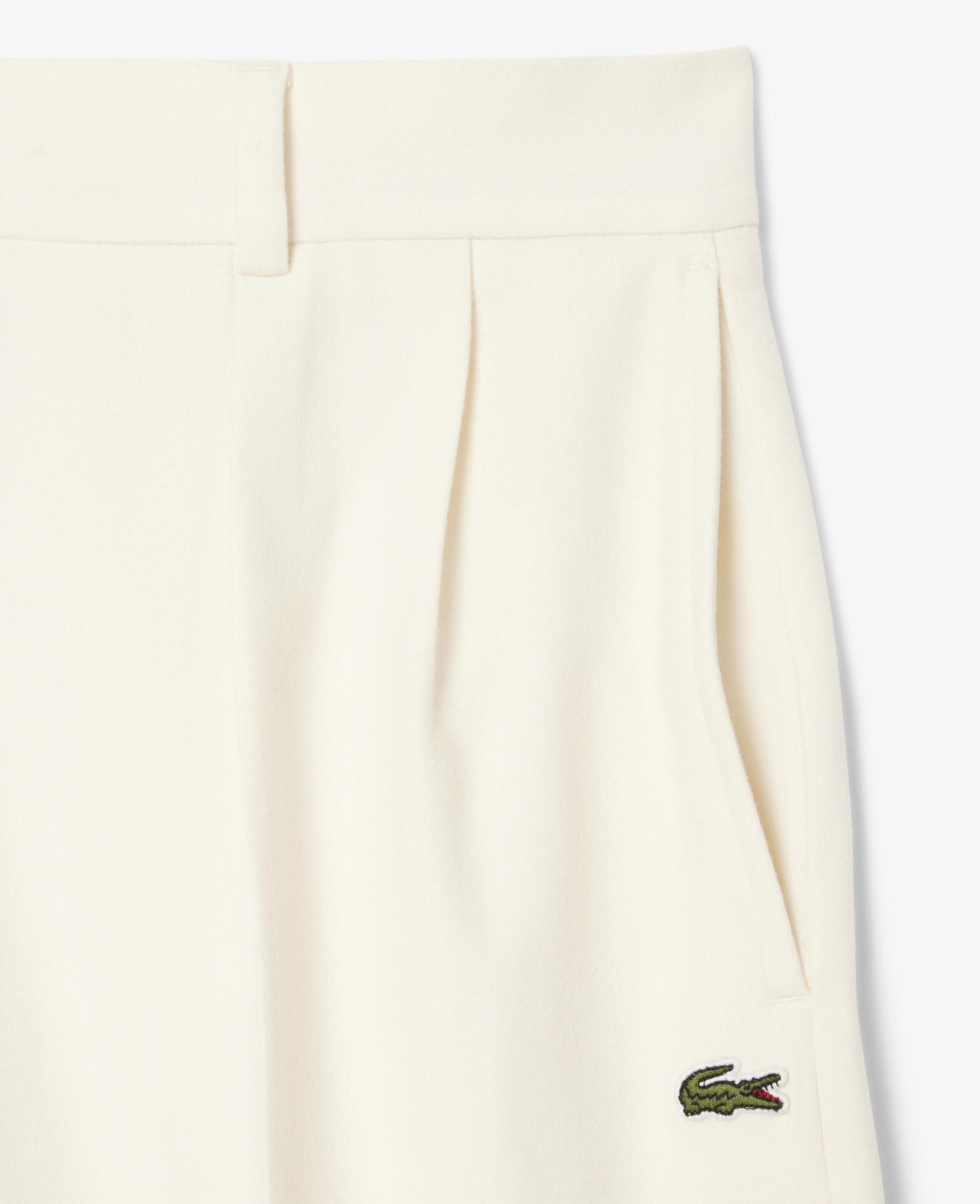 Lacoste Kadın Oversize Fit Krem Pantolon