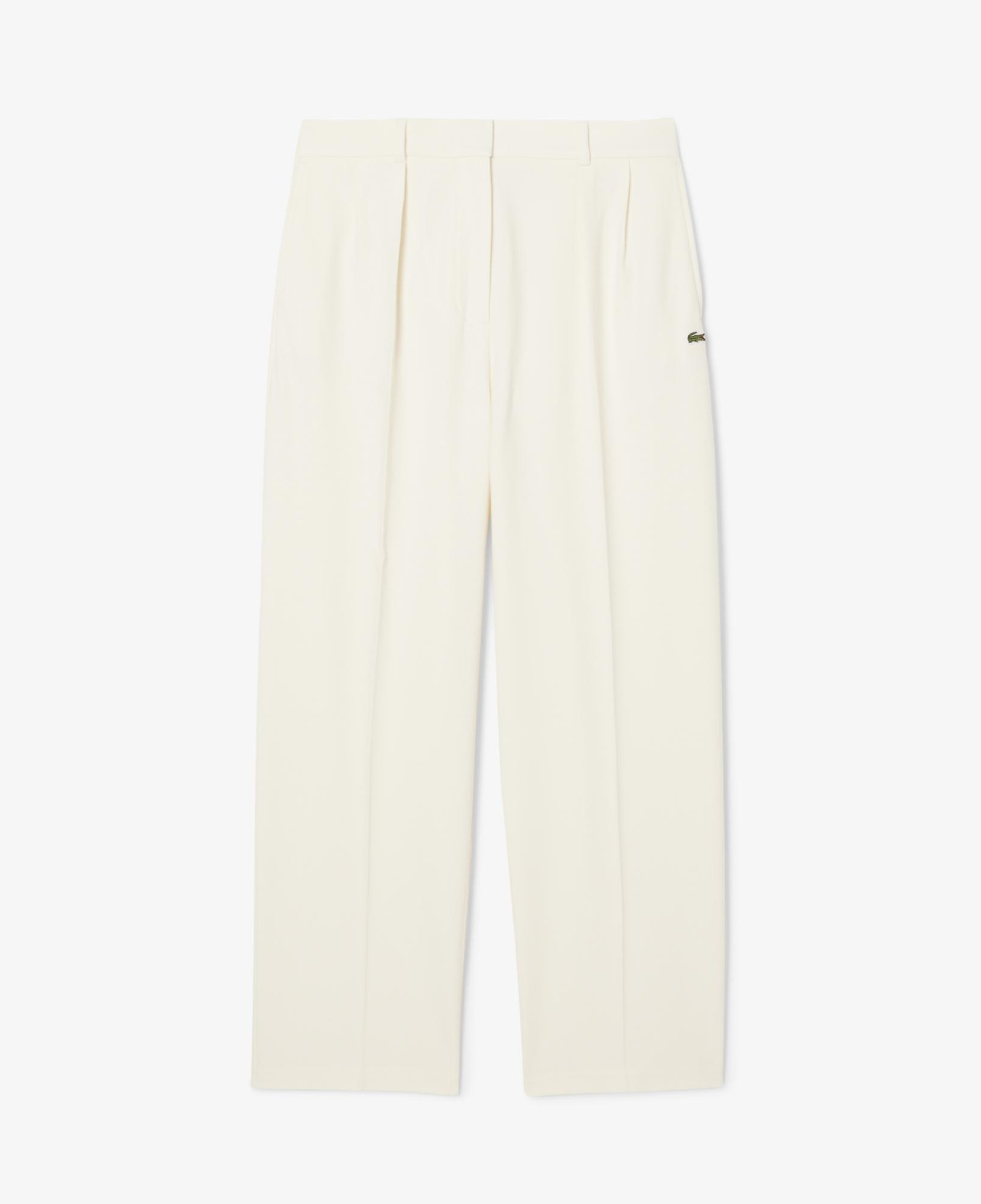 Lacoste Kadın Oversize Fit Krem Pantolon